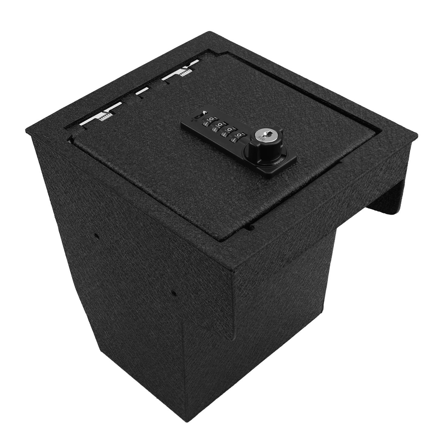 Center Console Gun Safe for 2018-2025 Mazda CX-5, 4-Digit Combination Lock with Key