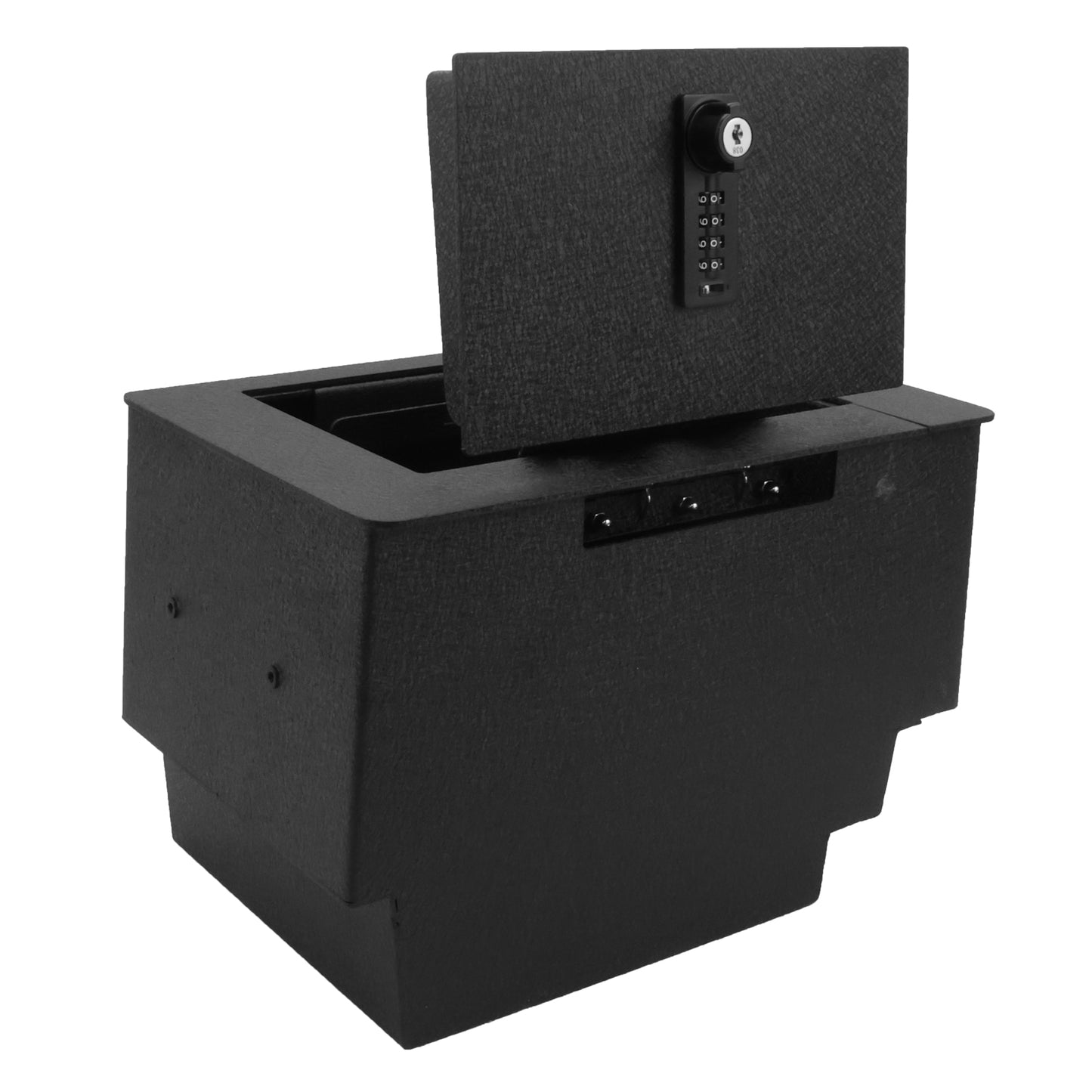 Pro Center Console Gun Safe for 2025-2026 Ford F150, 4-Digit Combination Lock with Key