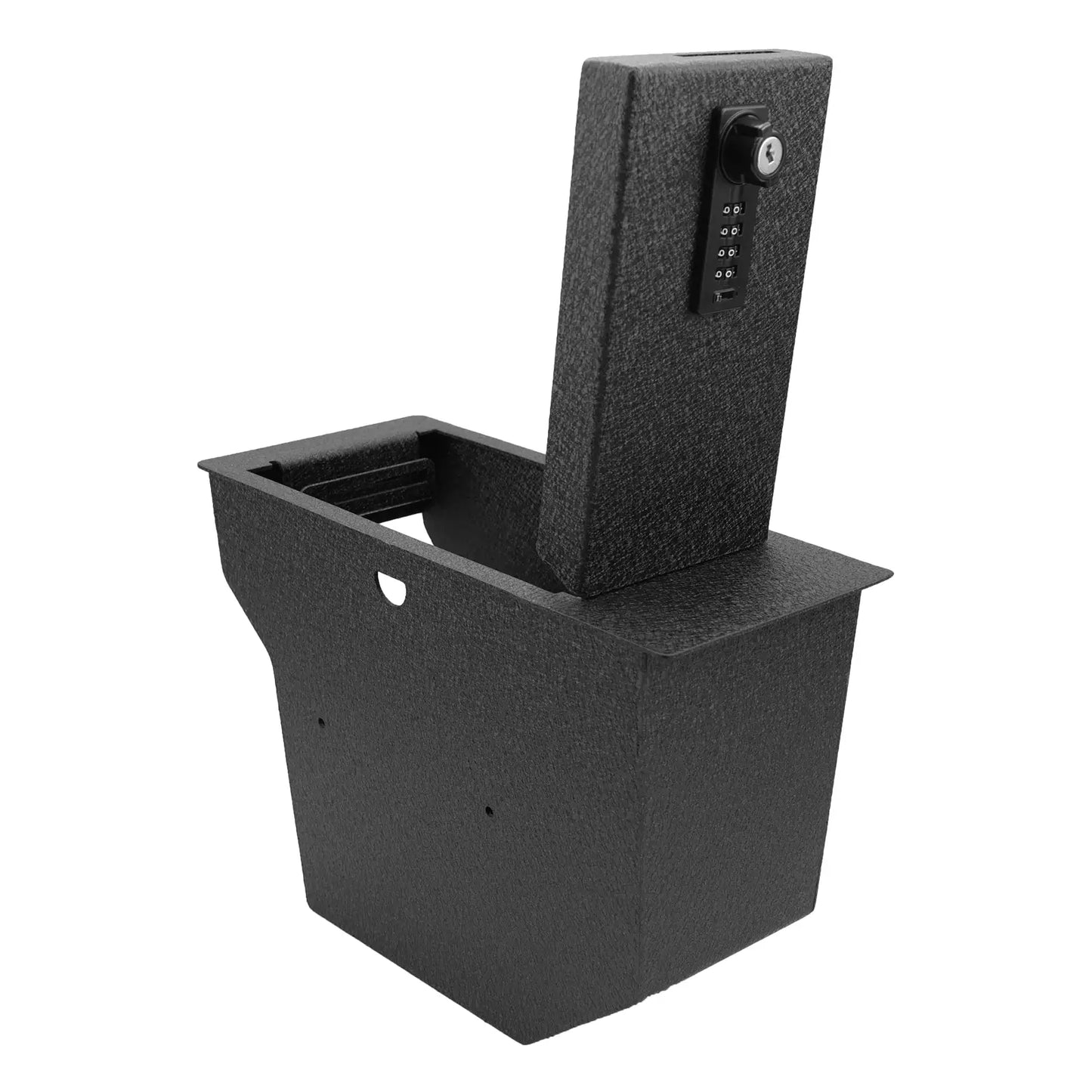 Center Console Safe for 2024-2026 Chevrolet Blazer EV, 4-Digit Combination Lock with Key