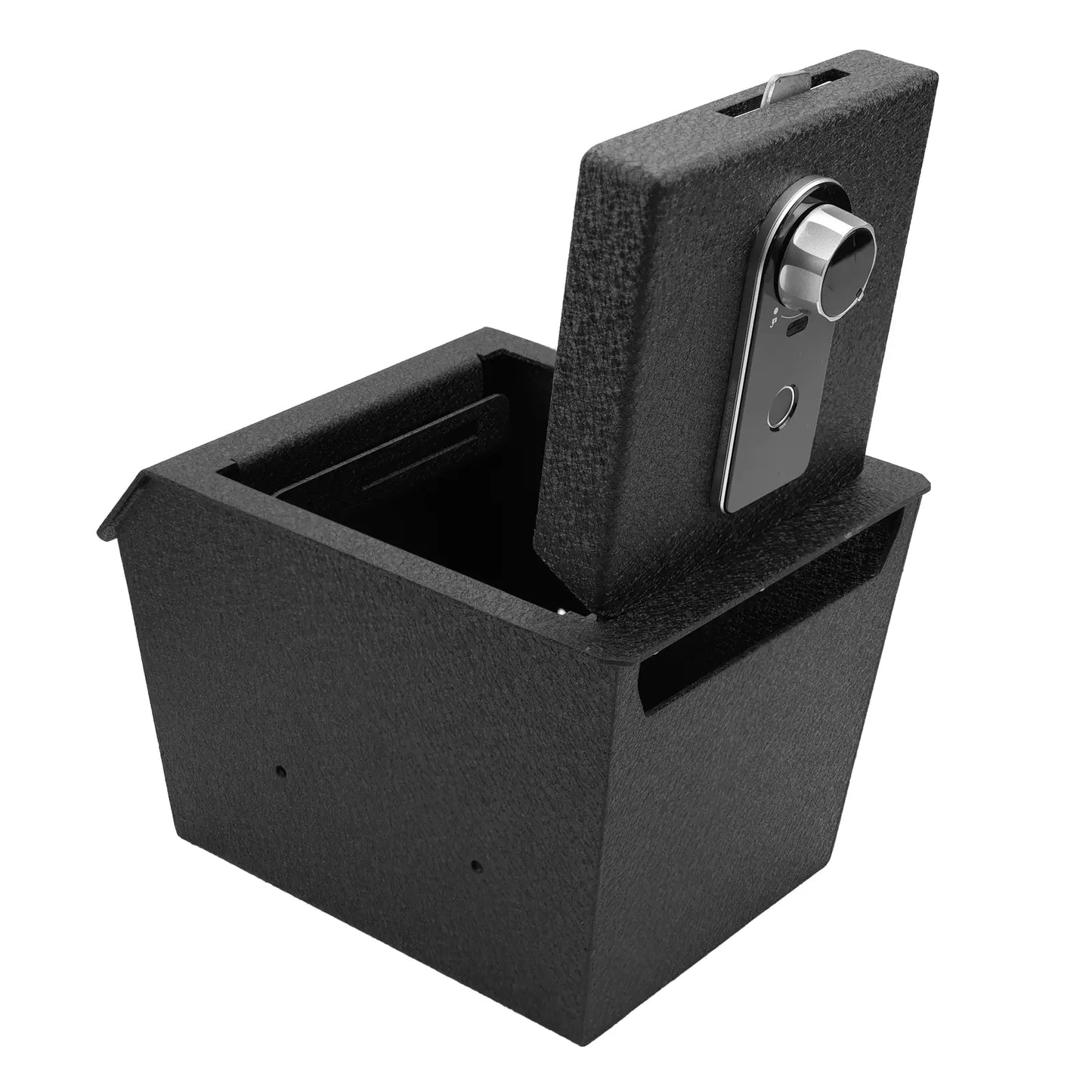 Center Console Safe for 2025-2026 Mitsubishi Outlander, Fingerprint Lock with Key