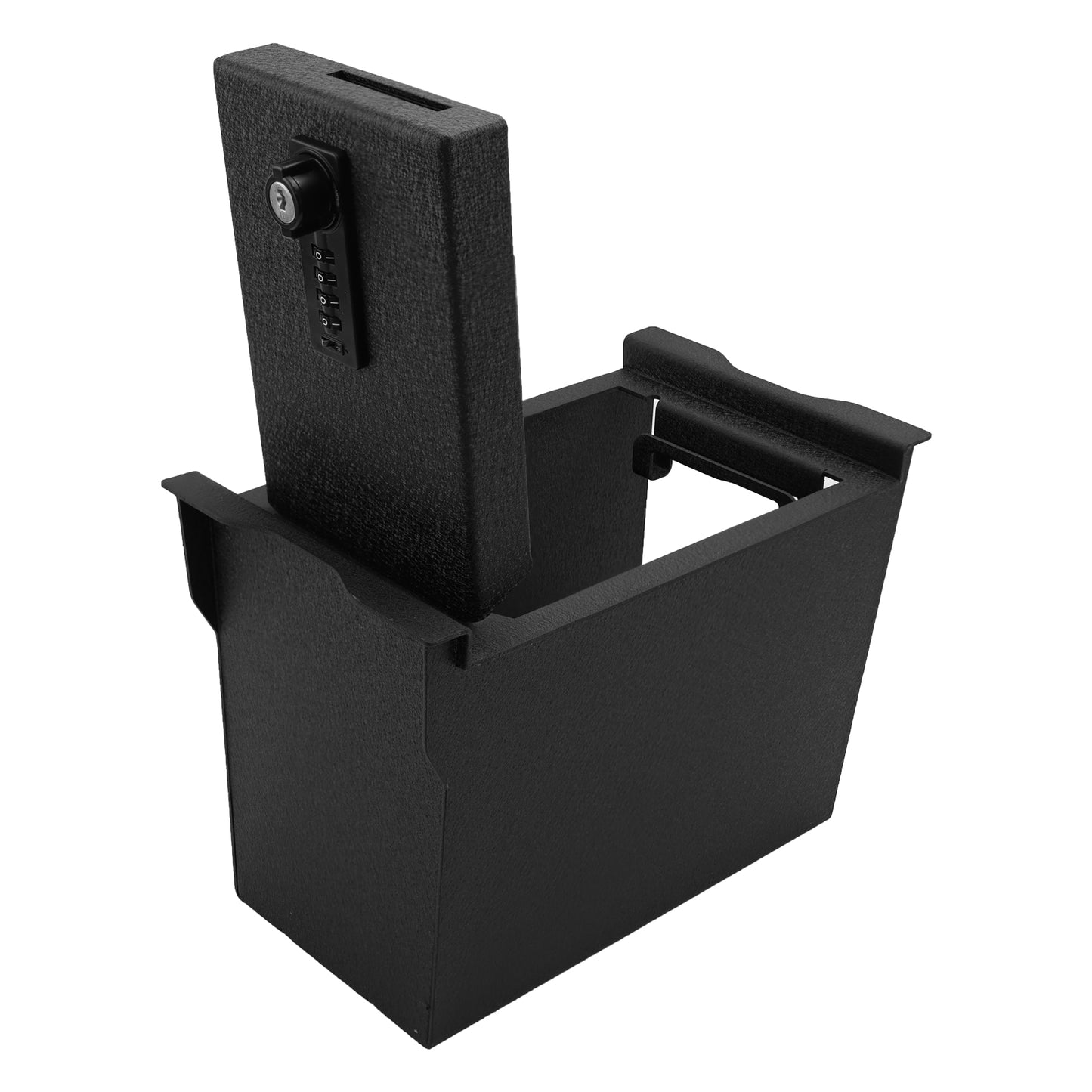 Center Console Safe for 2026 Toyota RAV4, 4-Digit Combination Lock with Key