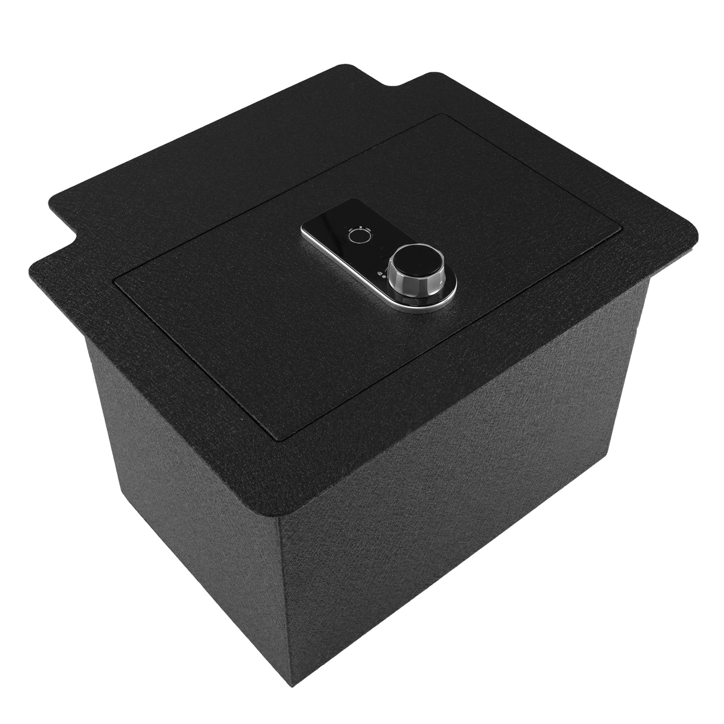 Pro Center Console Safe Gun Safe for 2021-2025 Chevrolet Suburban/Tahoe GMC Yukon Denali and Yukon/Yukon XL Console Safe, Fingerprint Lock with Key