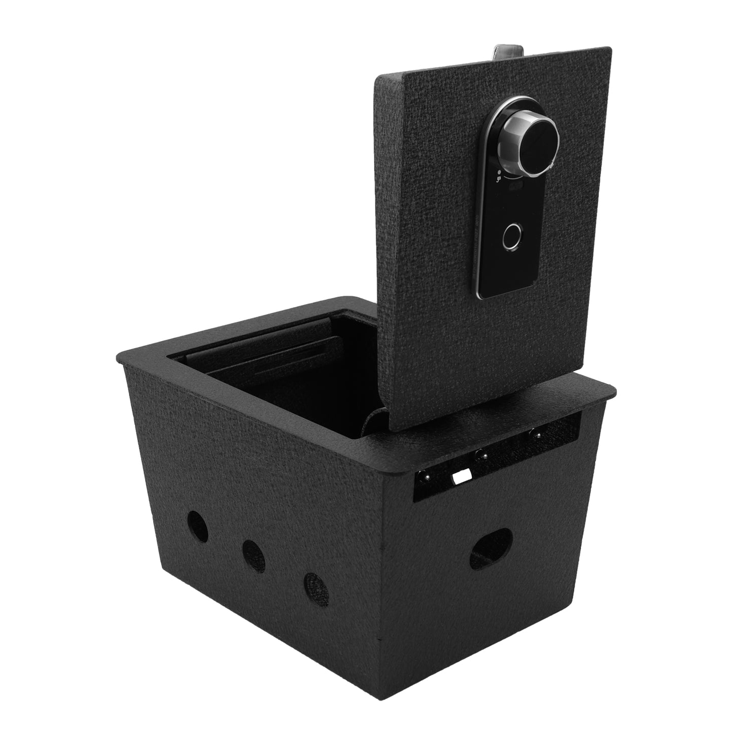 Pro Center Console Safe Gun Safe for 2026 Hyundai Palisade, Fingerprint Lock with Key