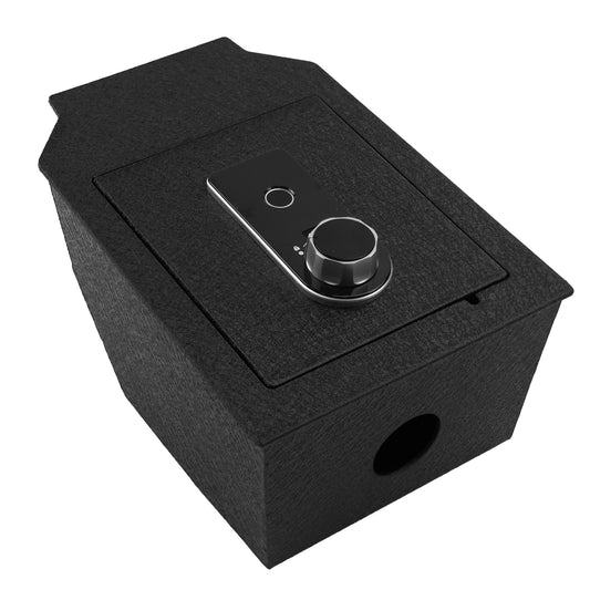 Pro Center Console Gun Safe for 2025 BMW X3, Fingerprint Lock with Key