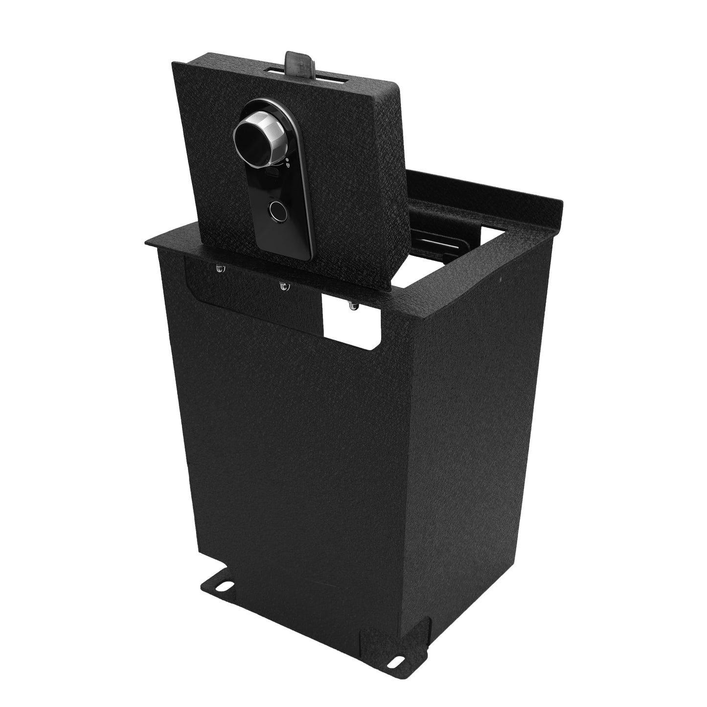 Center Console Gun Safe for 2011-2020 Toyota Sienna, Fingerprint Lock with Key