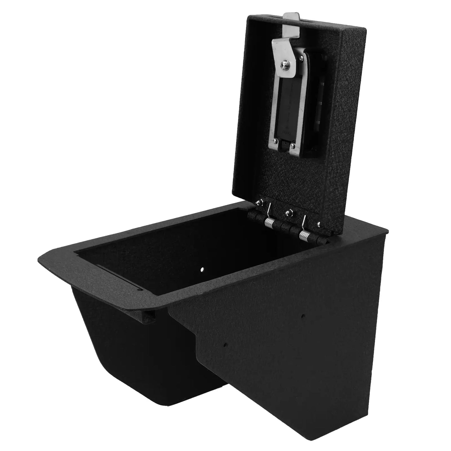 Center Console Safe for 2022-2026 Infiniti QX60, Fingerprint Lock with Key