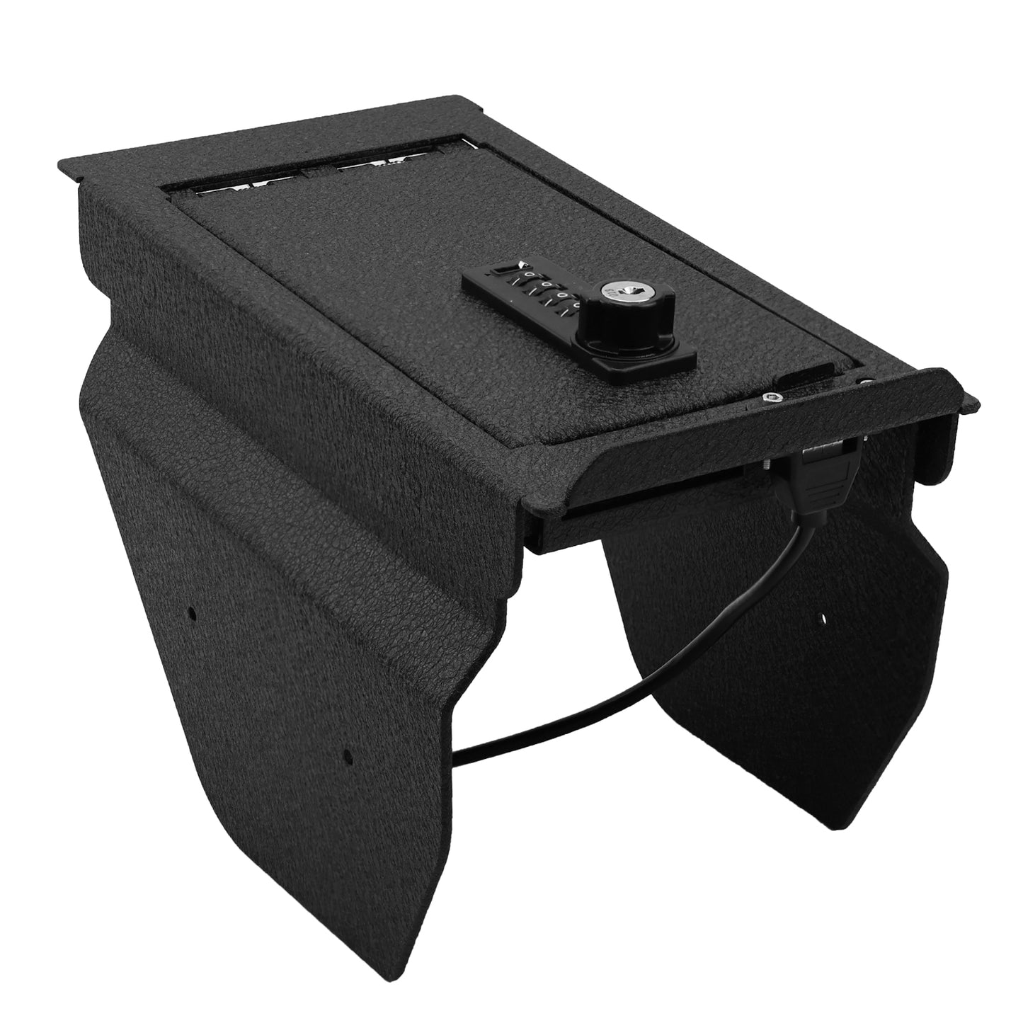 Center Console Safe for 2026+ Benz G-Wagon, 4-Digit Combination Lock with Key