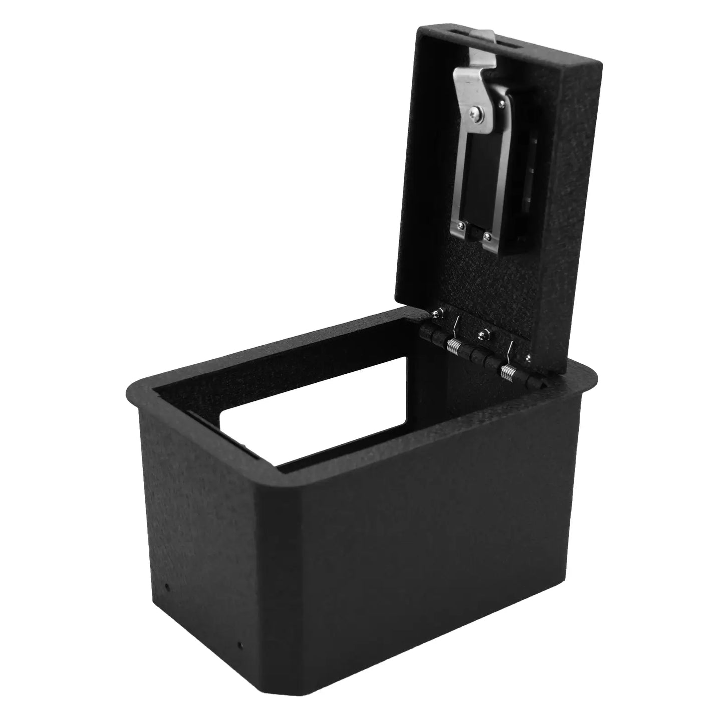 Center Console Safe for 2025-2026 Infiniti QX80, Fingerprint Lock with Key