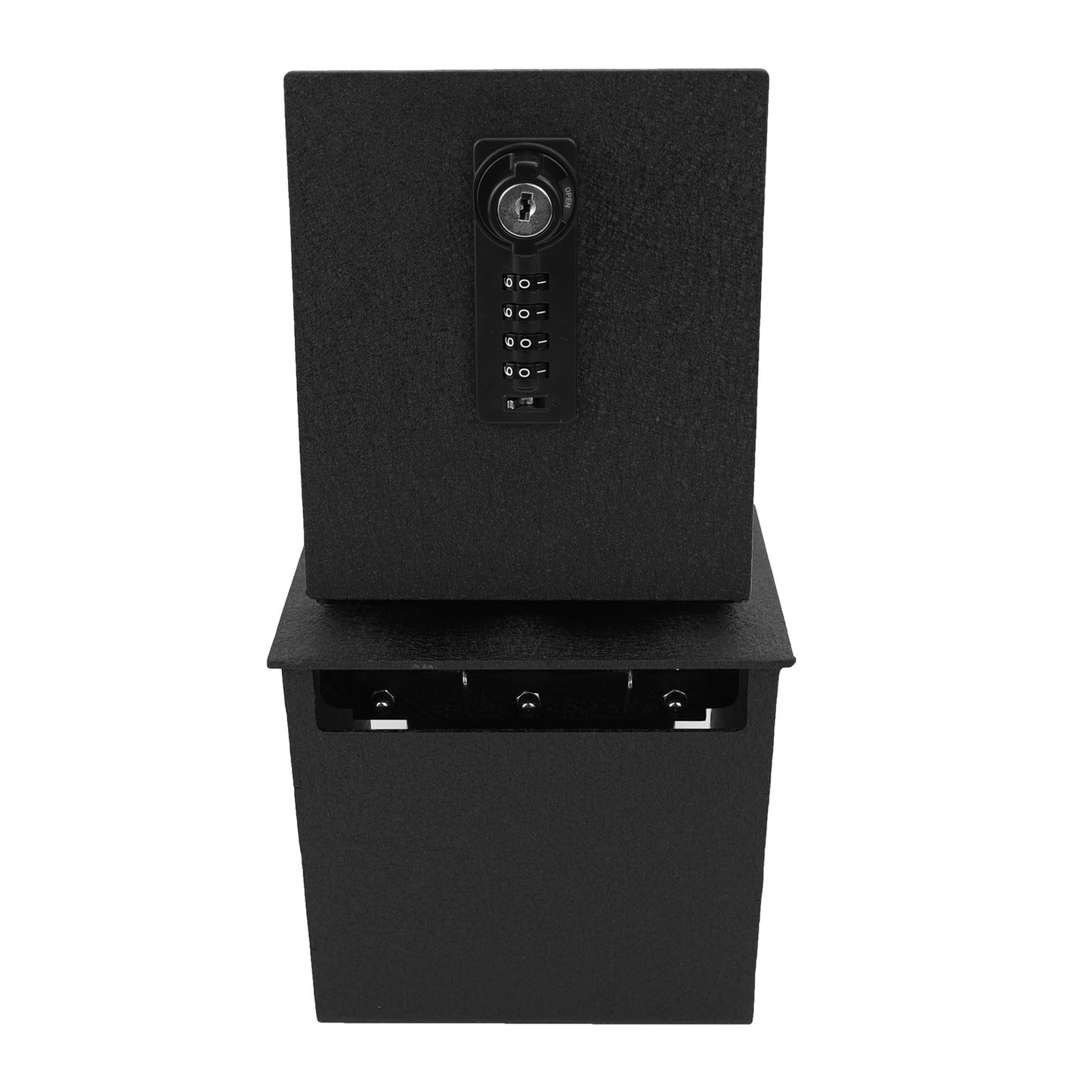 Pro Center Console Gun Safe for 2013-2018 Toyota Rav4, 4-Digit Combination Lock with Key
