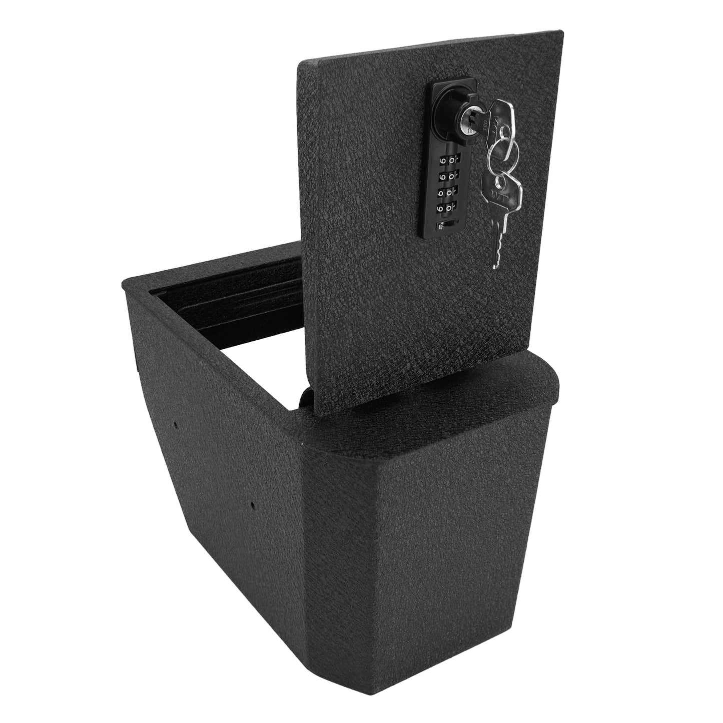Center Console Gun Safe for 2024+ Toyota CRUISER, 4-Digit Combination Lock with Key