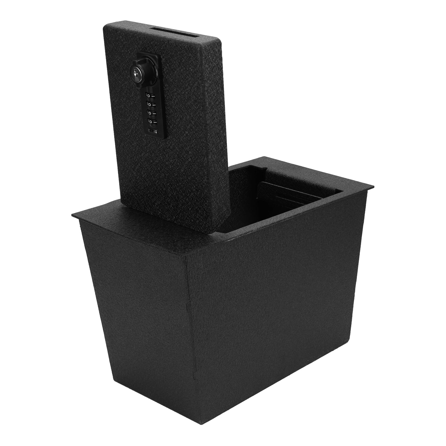 Center Console Gun Safe for 2012-2017 Toyota Camry, 4-Digit Combination Lock with Key