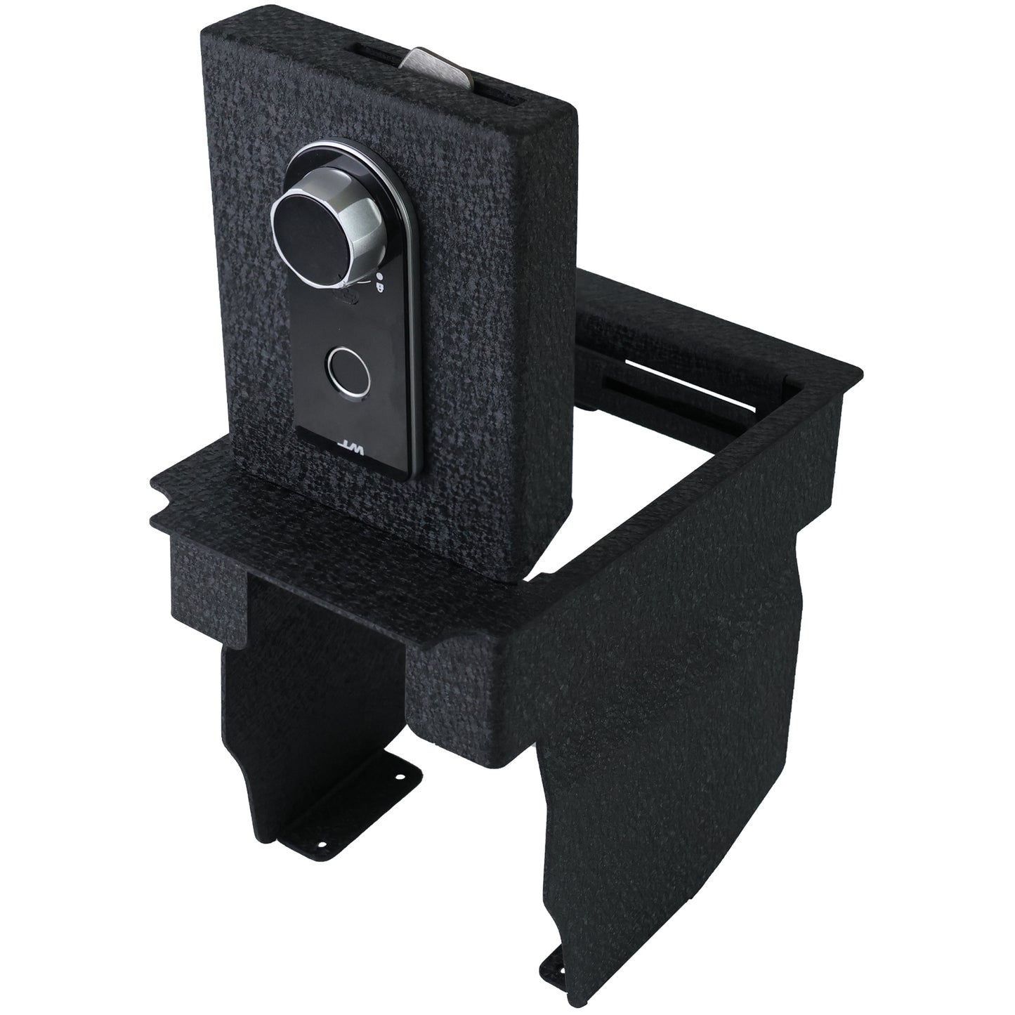 Center Console Safe Gun Safe for 2015-2019 Lincoln MKC, Fingerprint Lock with Key