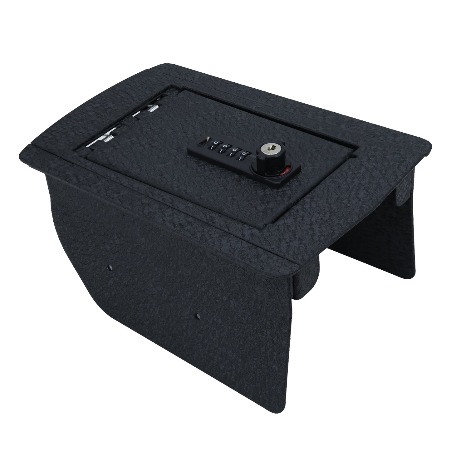 Center Console Safe Gun Safe for 2014-2020 Jeep Grand Cherokee and Dodge Durango, 4-Digit Combination Lock with Key