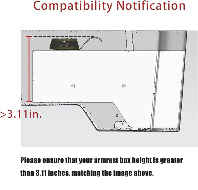 Pro Center Console Gun Safe for 2019-2026 Dodge Ram 1500/2500/3500, 4-Digit Combo Lock