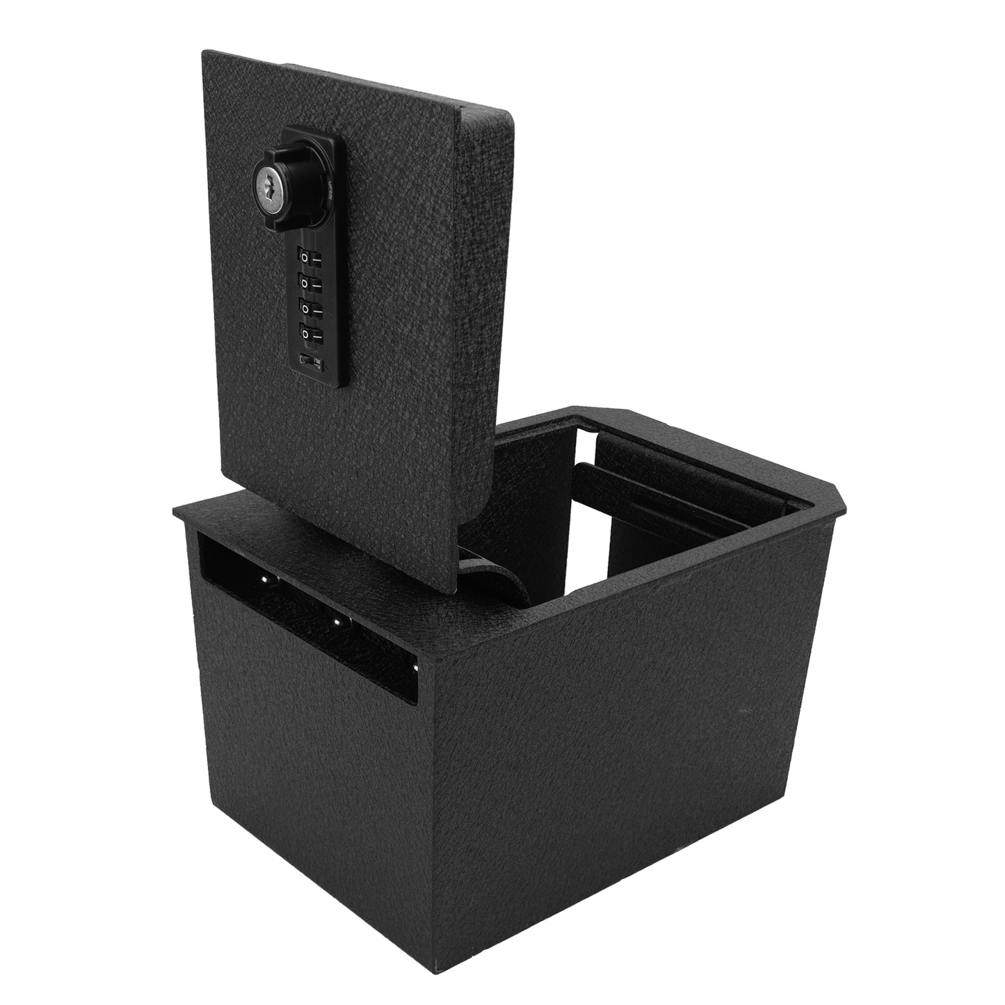 Pro Center Console Gun Safe for 2013-2018 Toyota Rav4, 4-Digit Combination Lock with Key