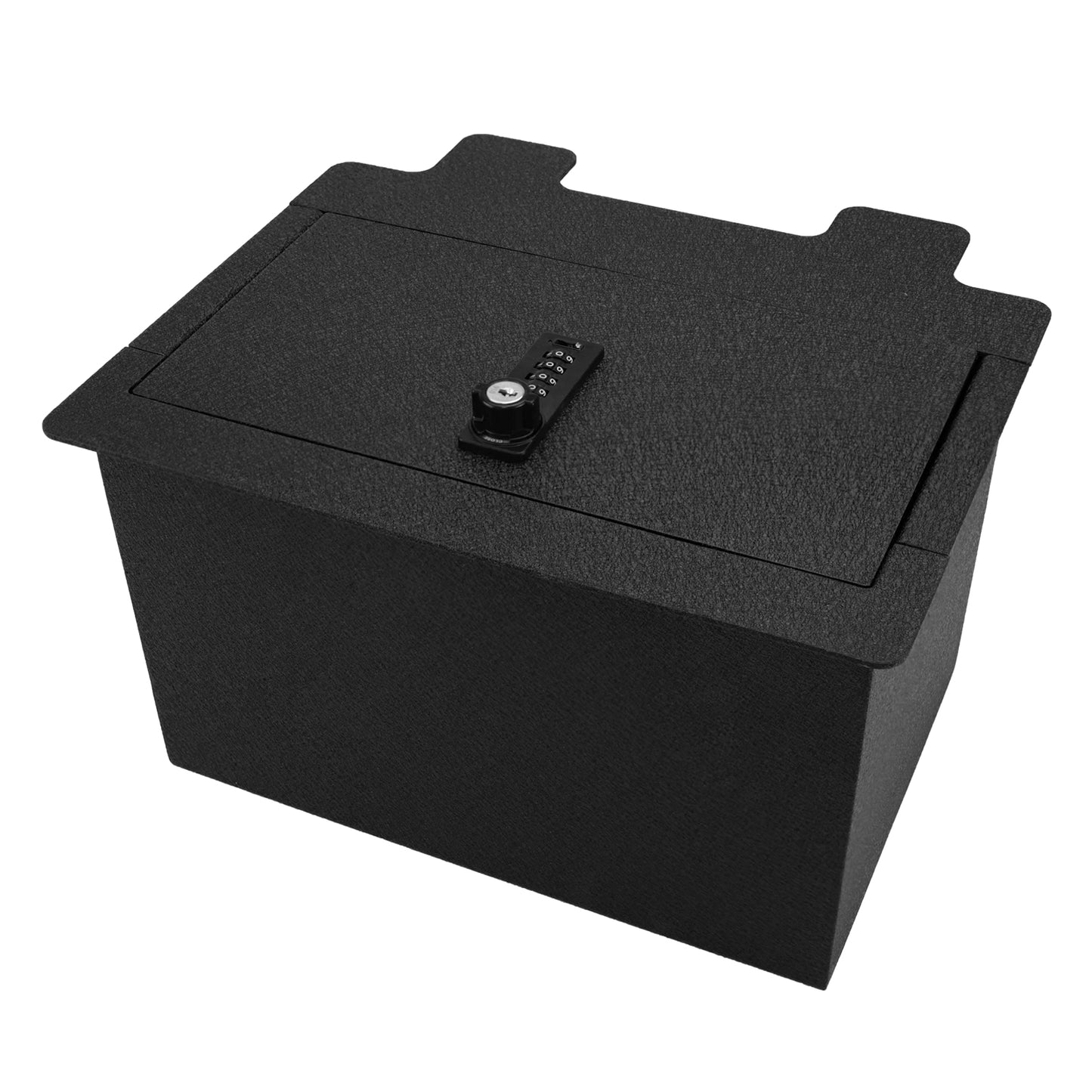 Pro Center Console Safe Gun Safe for 2019-2022 Chevy Silverado 1500/GMC Sierra 1500, 4-Digit Combination Lock with Key