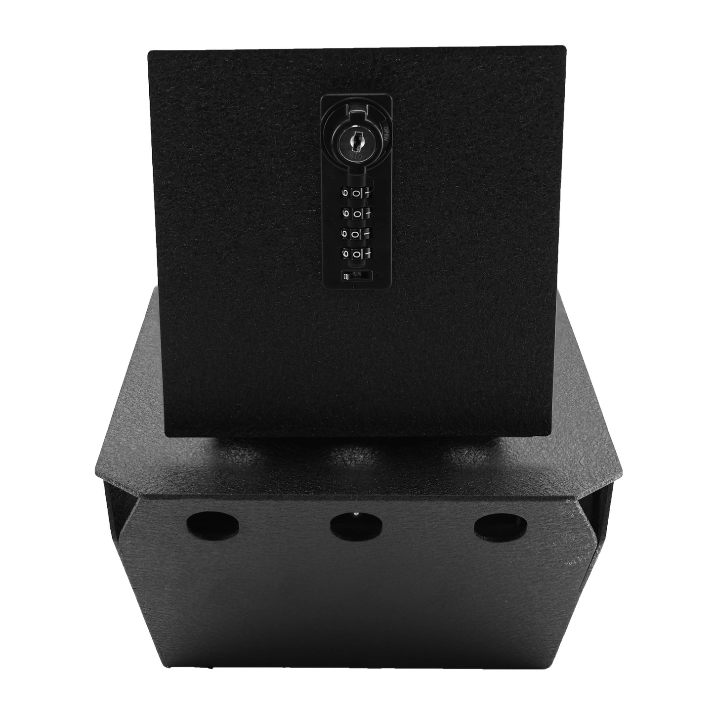 Pro Center Console Gun Safe for 2024-2025 Tesla Cybertruck, 4-Digit Combination Lock with Key