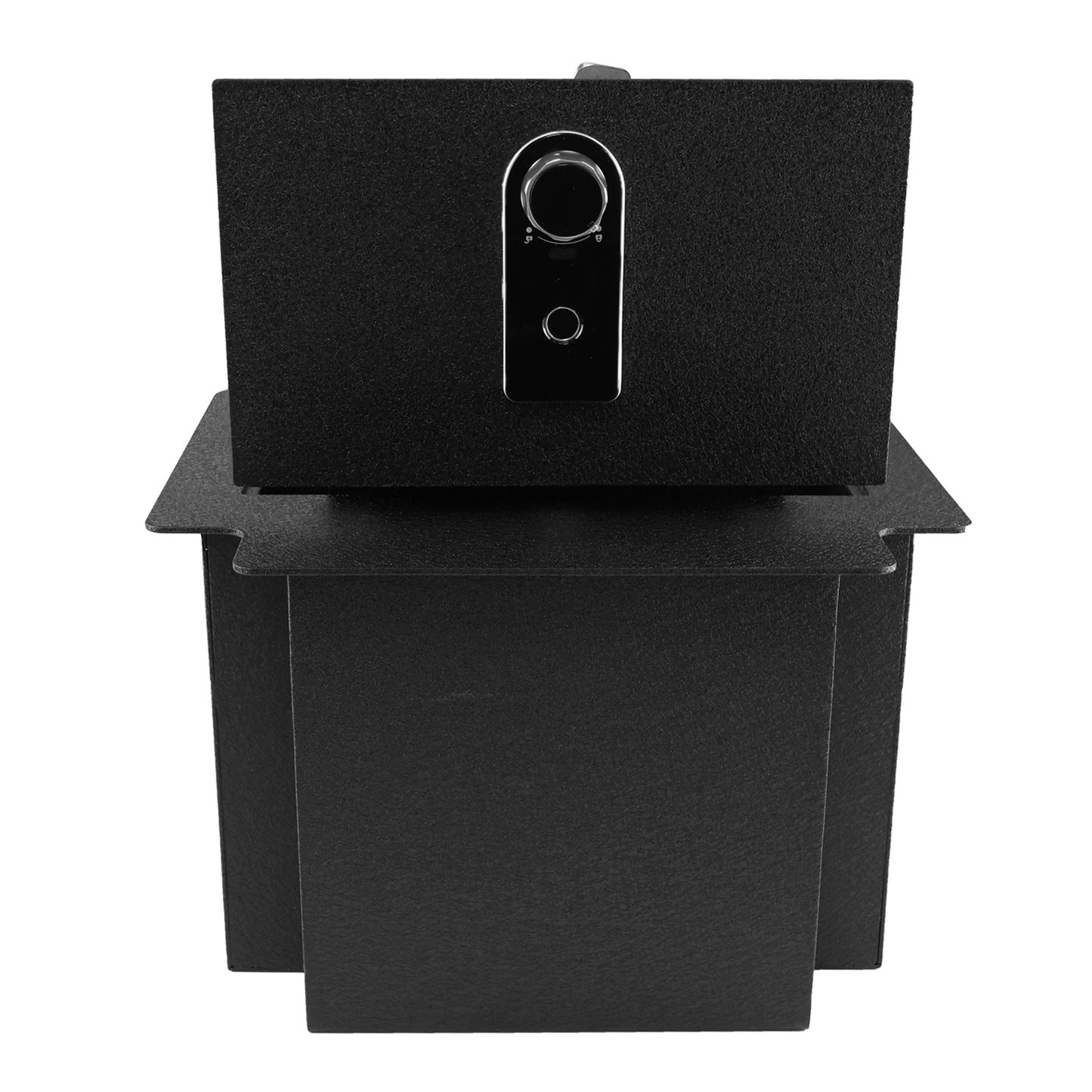 Pro Center Console Safe Gun Safe for 2021-2025 Chevrolet Suburban/Tahoe GMC Yukon Denali and Yukon/Yukon XL Console Safe, Fingerprint Lock with Key