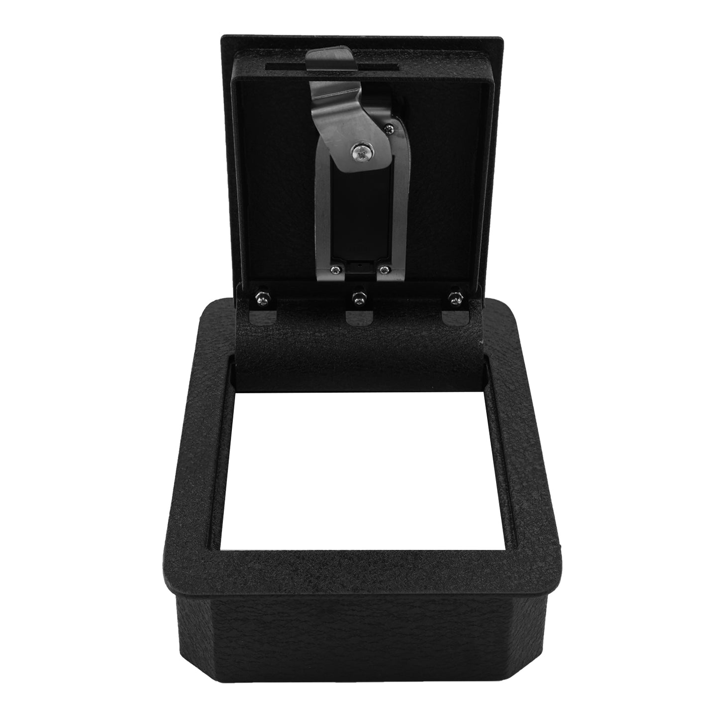 Pro Center Console Gun Safe for 2024-2025 Hyundai Santafe, Fingerprint Lock with Key