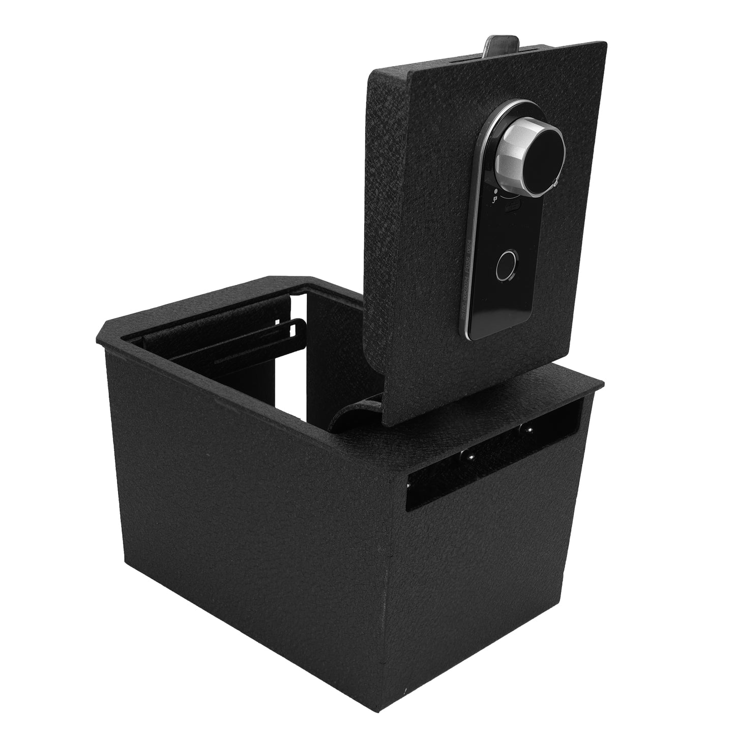 Pro Center Console Safe Gun Safe for 2013-2018 Toyota Rav4, Fingerprint Lock with Key