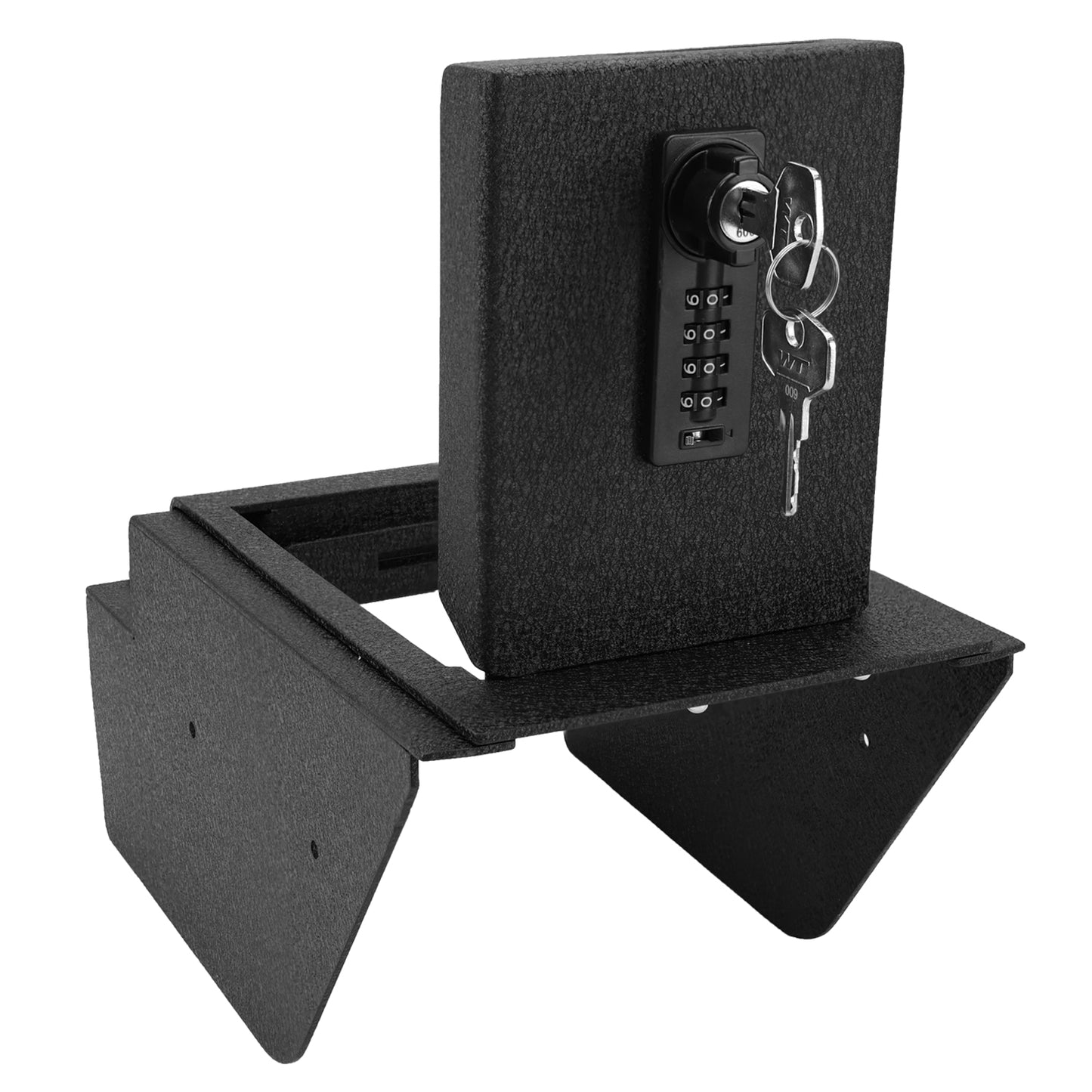 Center Console Gun Safe for 2019-2024 Benz G550, 4-Digit Combination Lock with Key