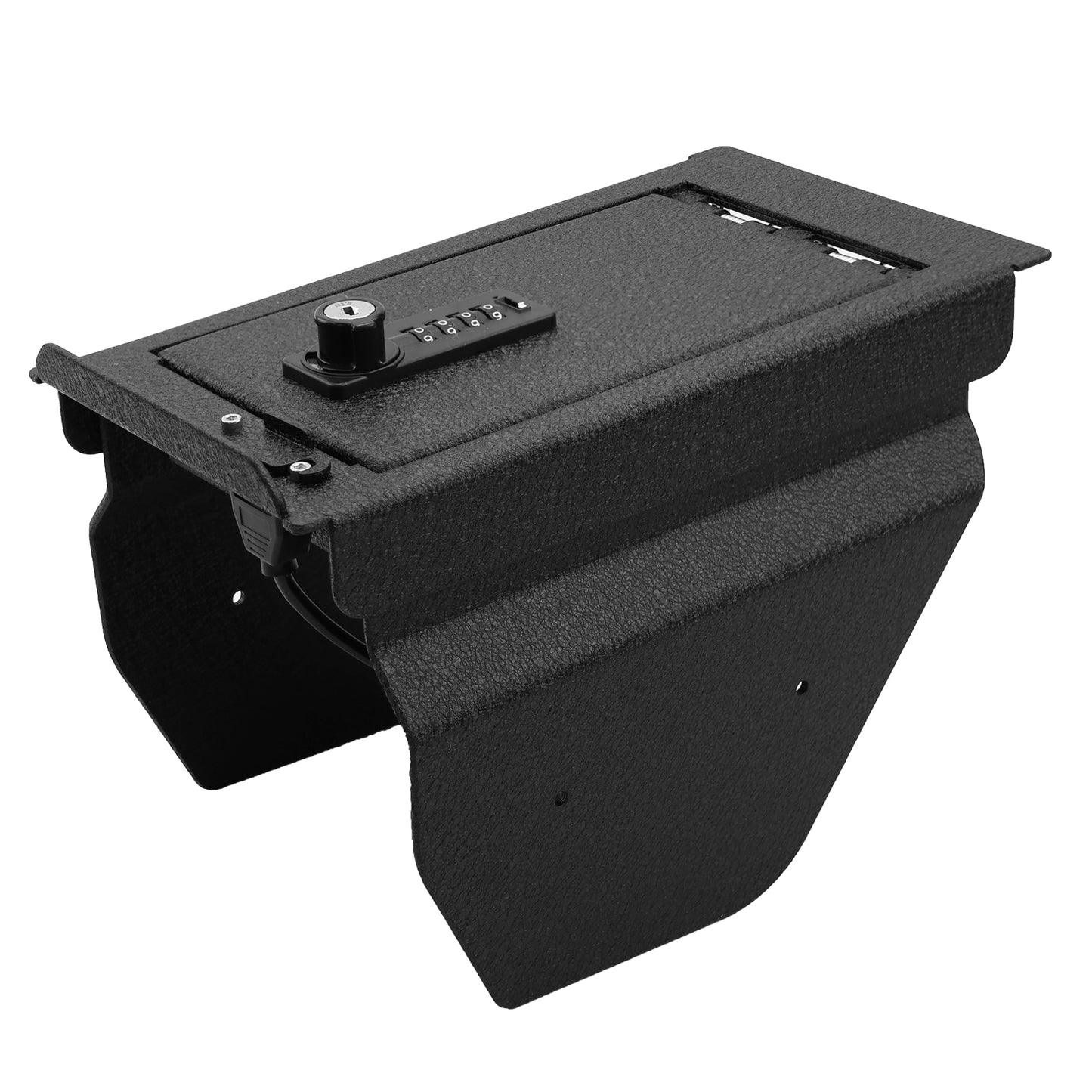 Center Console Safe for 2026+ Benz G-Wagon, 4-Digit Combination Lock with Key