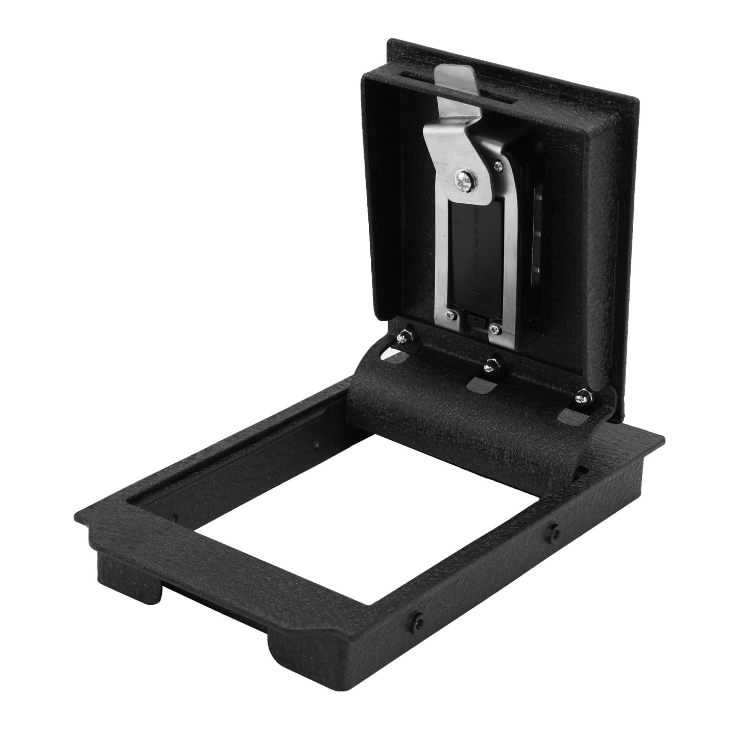Pro Center Console Gun Safe for 2023-2026 Benz GLC, Fingerprint Lock with Key