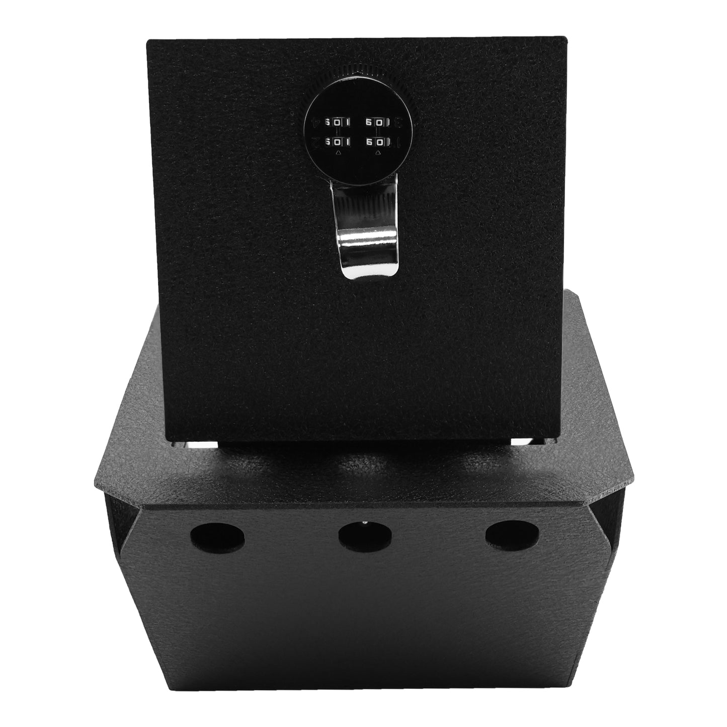 Pro Center Console Safe Gun Safe for 2024-2025 Tesla Cybertruck, 4-Digit Combo Lock