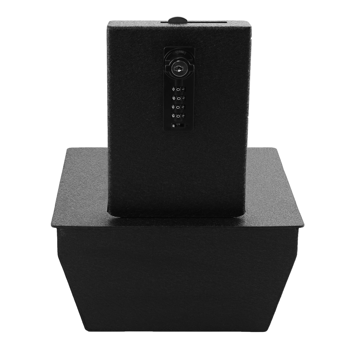 Center Console Gun Safe for 2024-2025 Toyot Grandhighlander, 4-Digit Combination Lock with Key