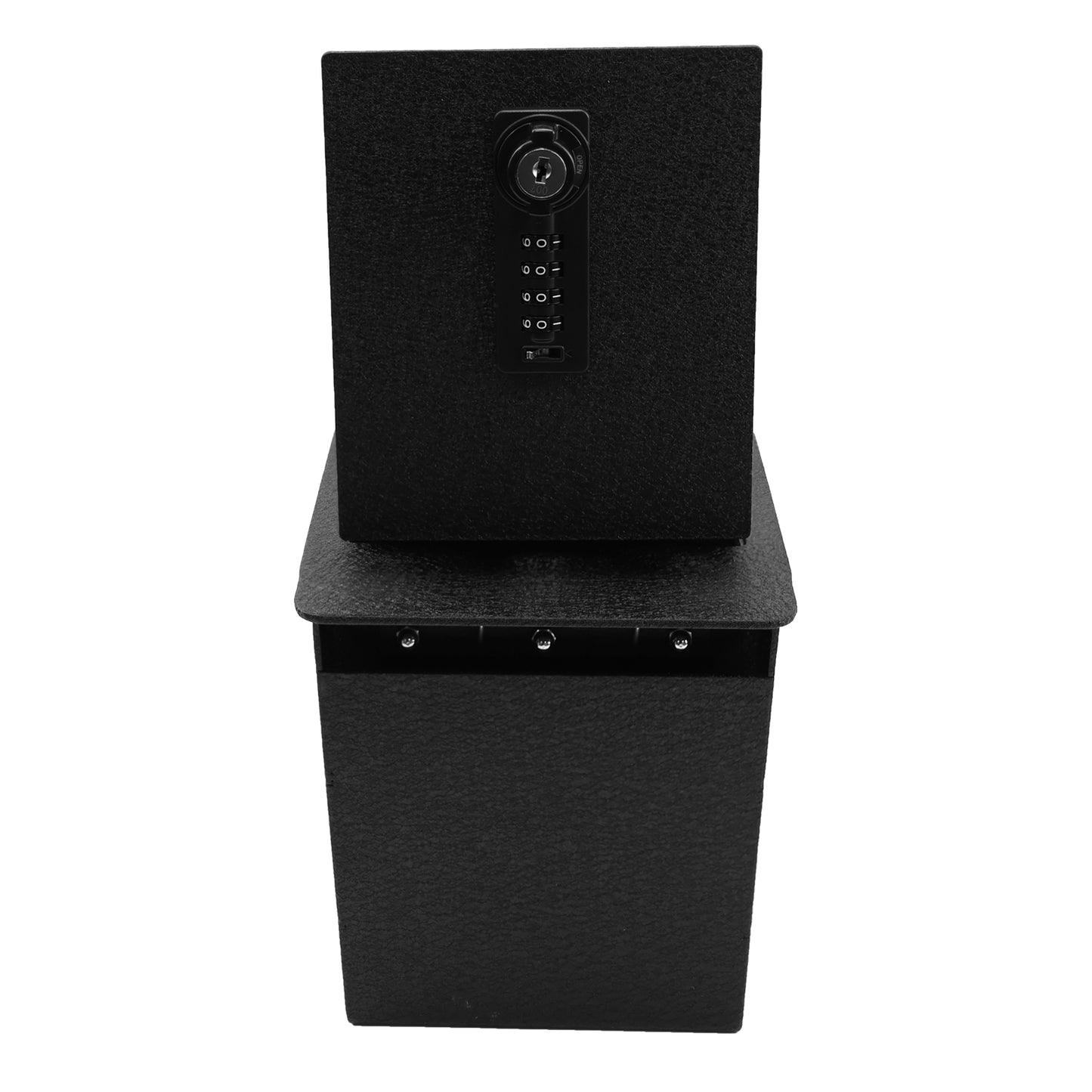 Pro Center Console Gun Safe for 2025 Toyota Camry, 4-Digit Combination Lock with Key