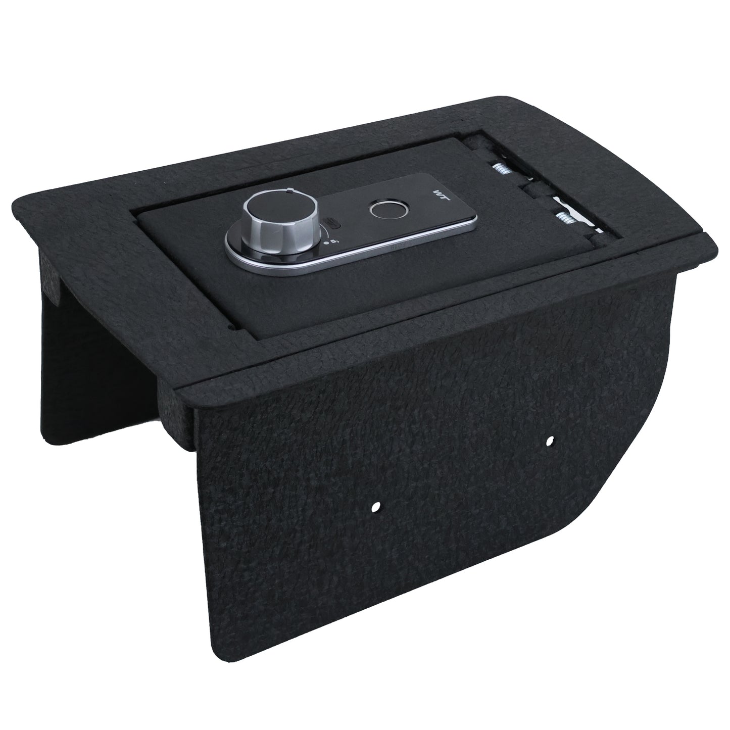 Caja fuerte para consola central para Jeep Grand Cherokee 2014-2020 sin CD, cerradura de huellas dactilares con llave