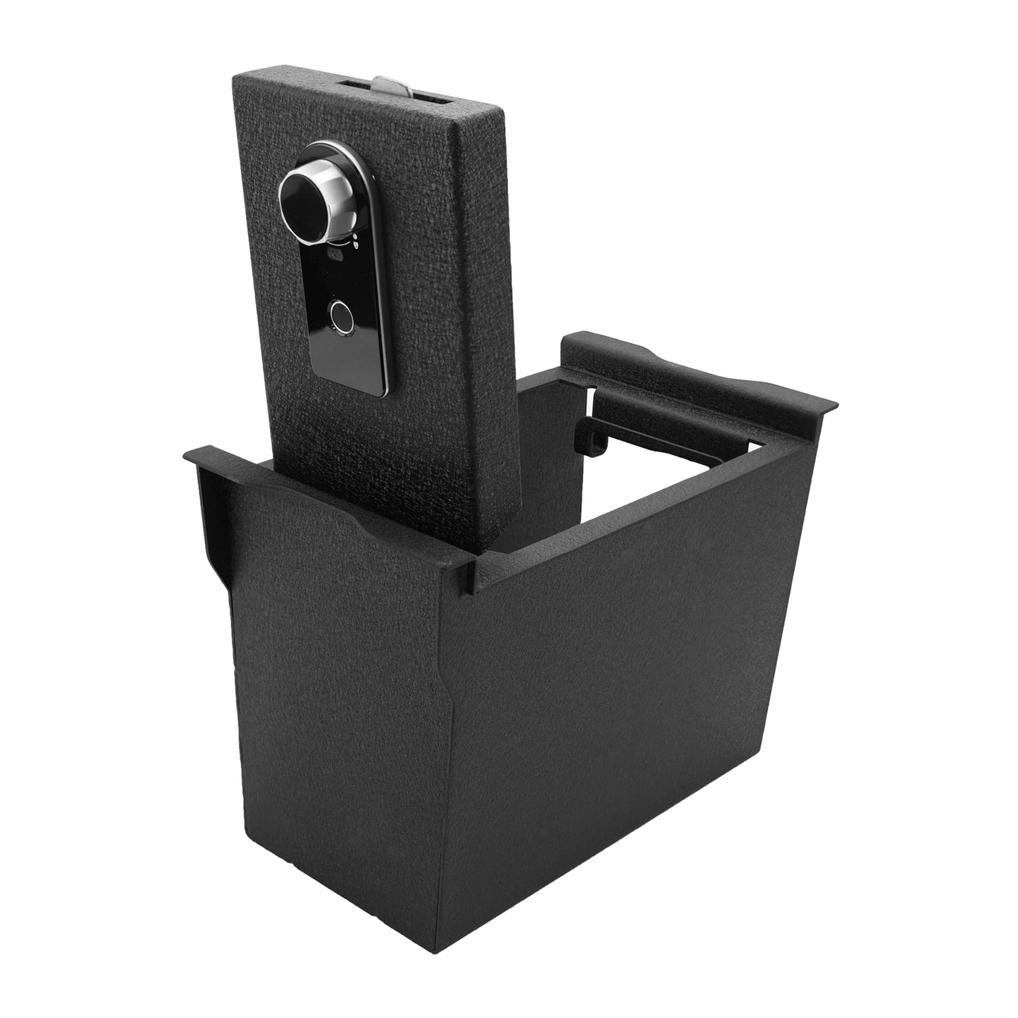 Center Console Safe for 2026 Toyota RAV4, Fingerprint Lock with Key