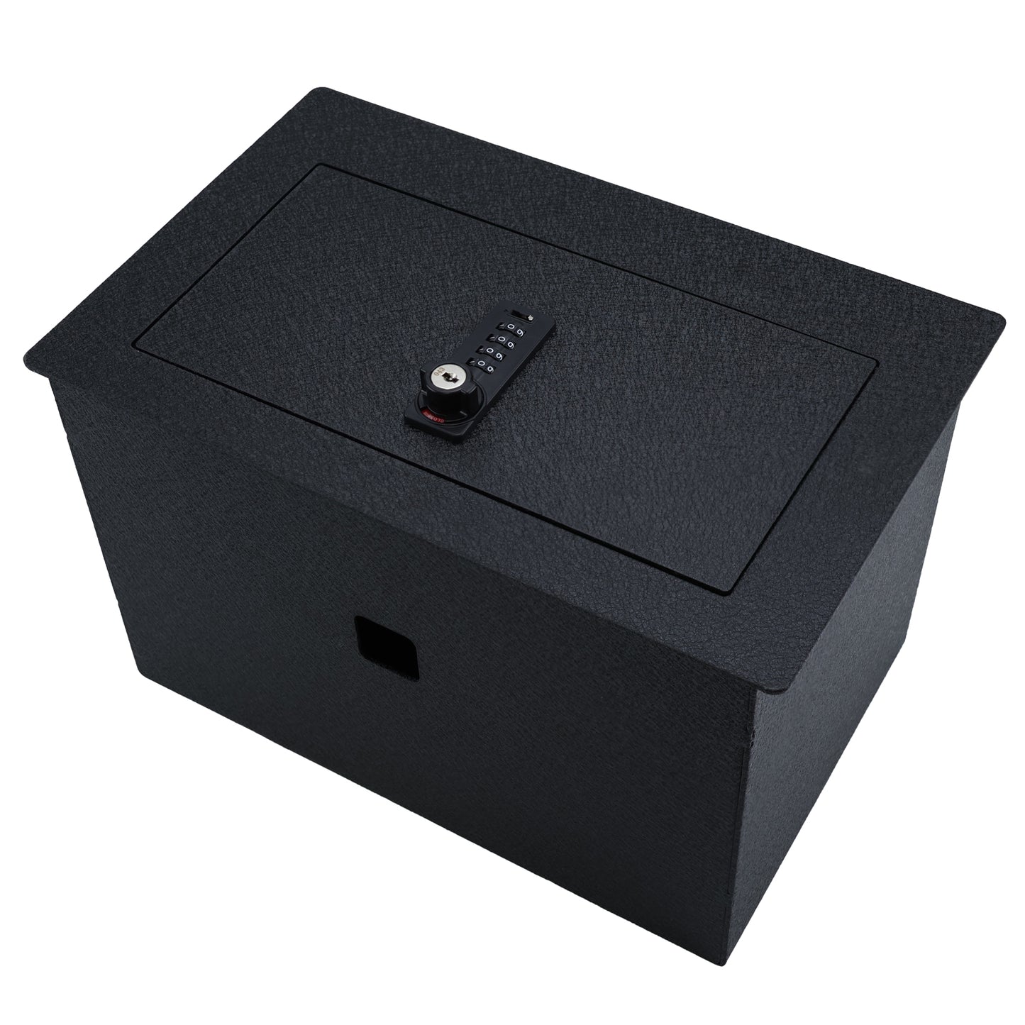 Pro Center Console Safe Gun Safe for 2015-2020 Chevrolet Suburban/Chevrolet Tahoe/Silverado, 2015-2020 GMC Yukon/Yukon XL/Sierra, 4-Digit Combination Lock with Key