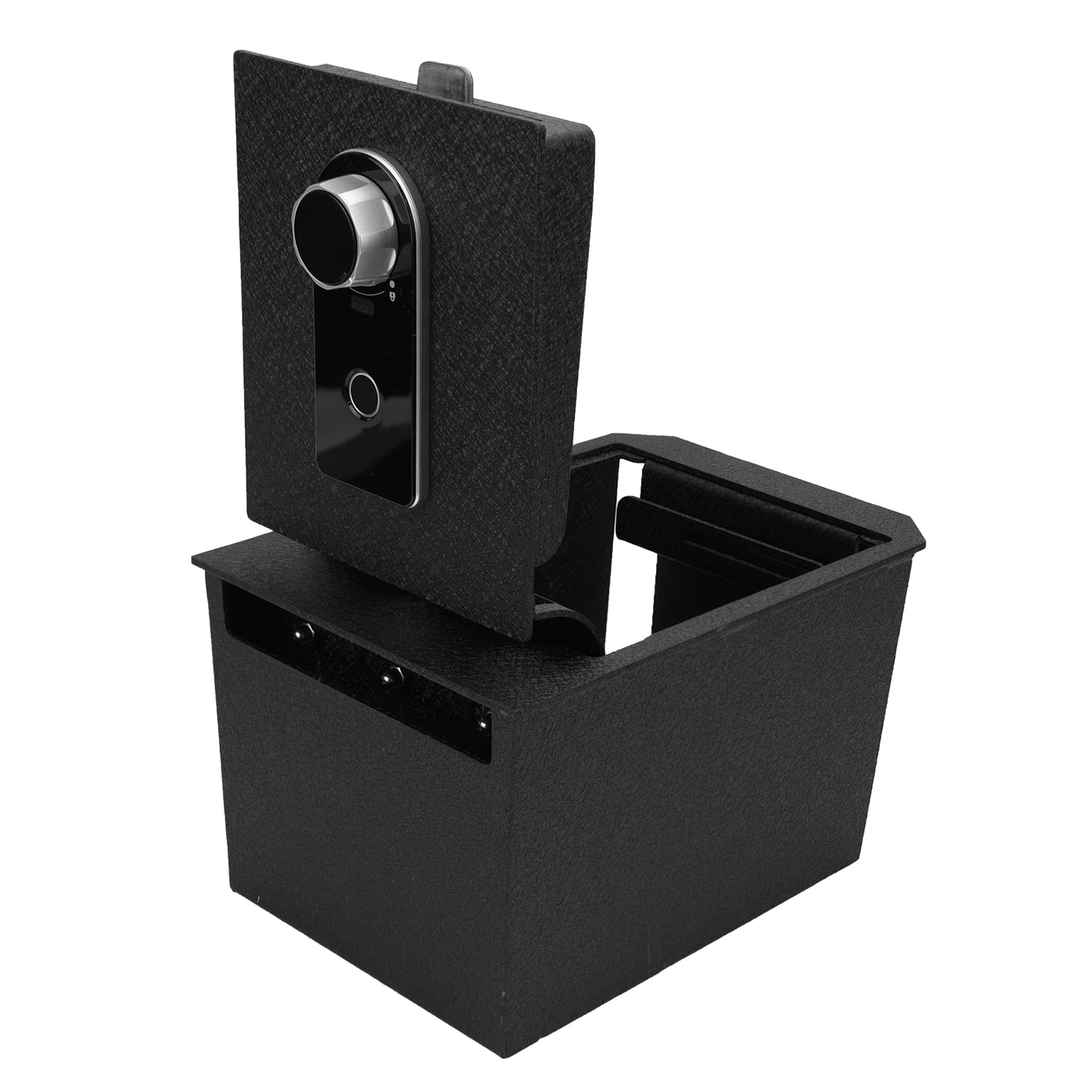 Pro Center Console Safe Gun Safe for 2013-2018 Toyota Rav4, Fingerprint Lock with Key