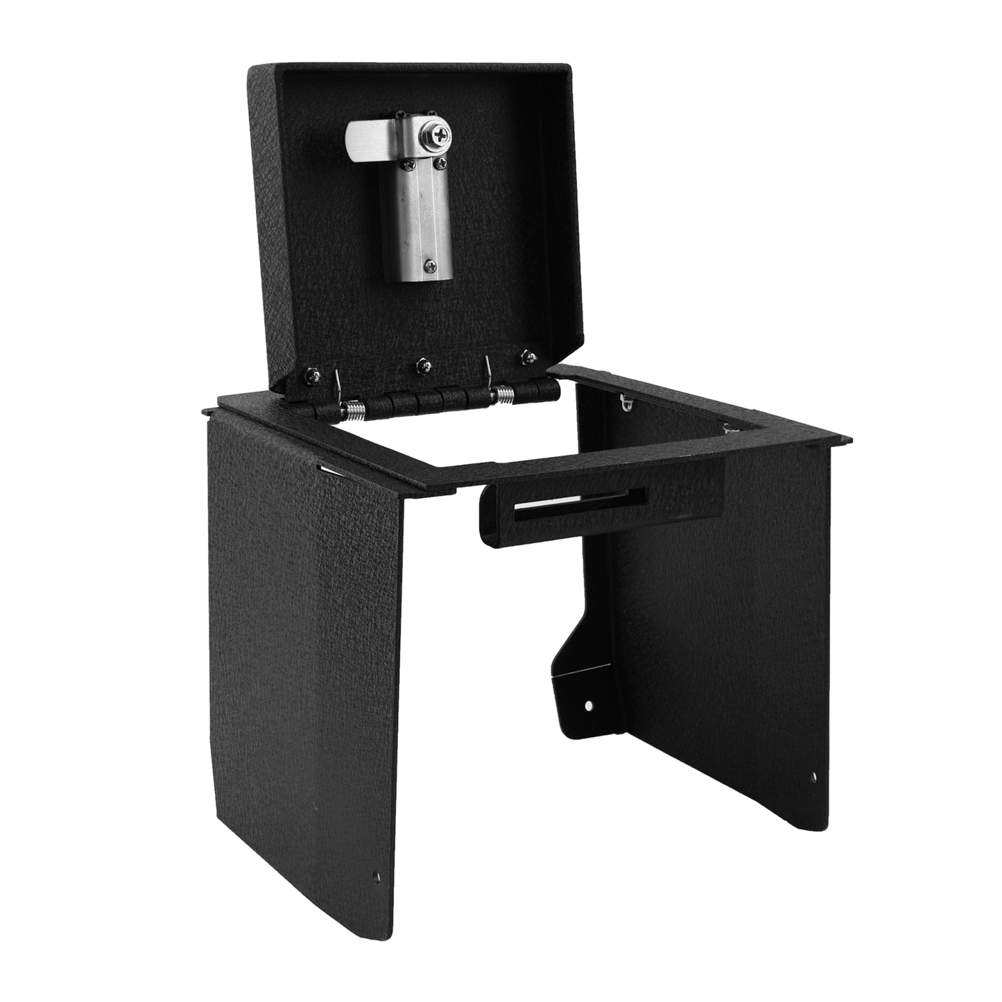 Center Console Gun Safe for 2025-2026 Ford Bronco [4 Door Automatic Transmission], 4-Digit Combination Lock with Key