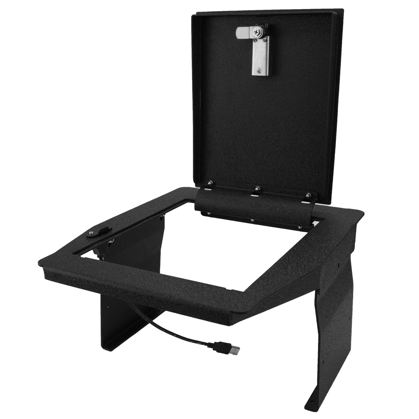 Pro Center Console Safe Gun Safe for 2015 -2020 Ford F150, 2017-2022 Ford 250/350/450 Super Duty, 2018-2024 Ford Expedition, 4-Digit Combination Lock with Key