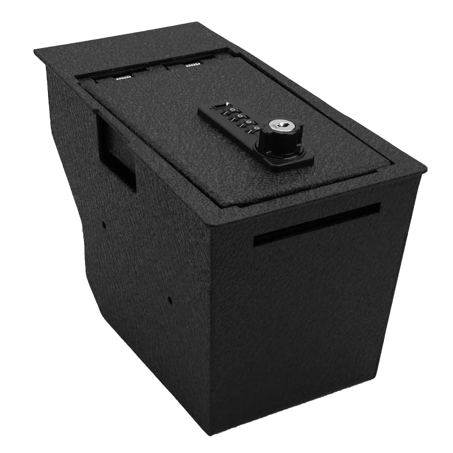 Center Console Safe for 2020-2026 Cadillac XT5/XT6, 4-Digit Combination Lock with Key