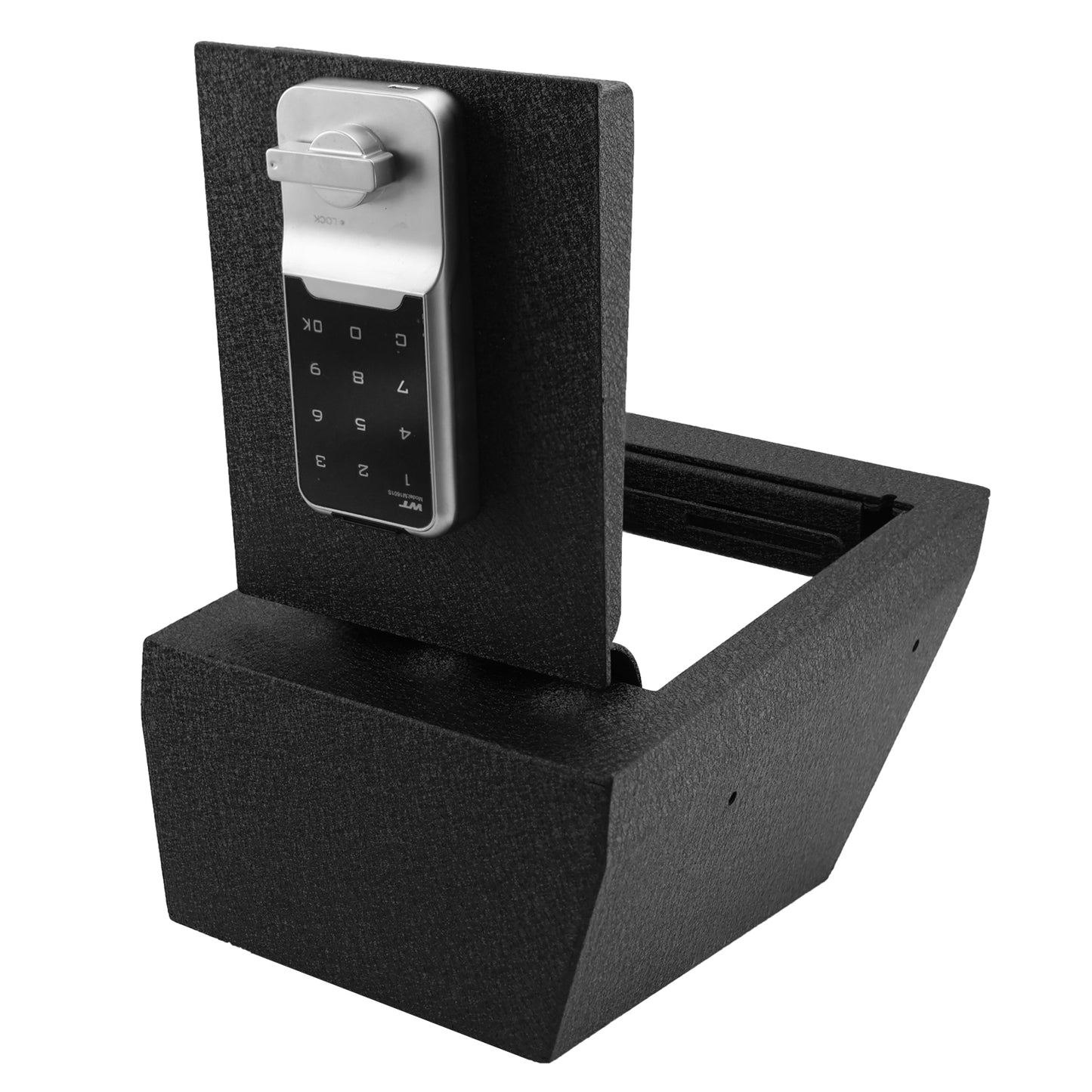 Pro Center Console Safe Gun Safe for 2021-2025 Tesla Model X and Model S, Electronic Number Lock