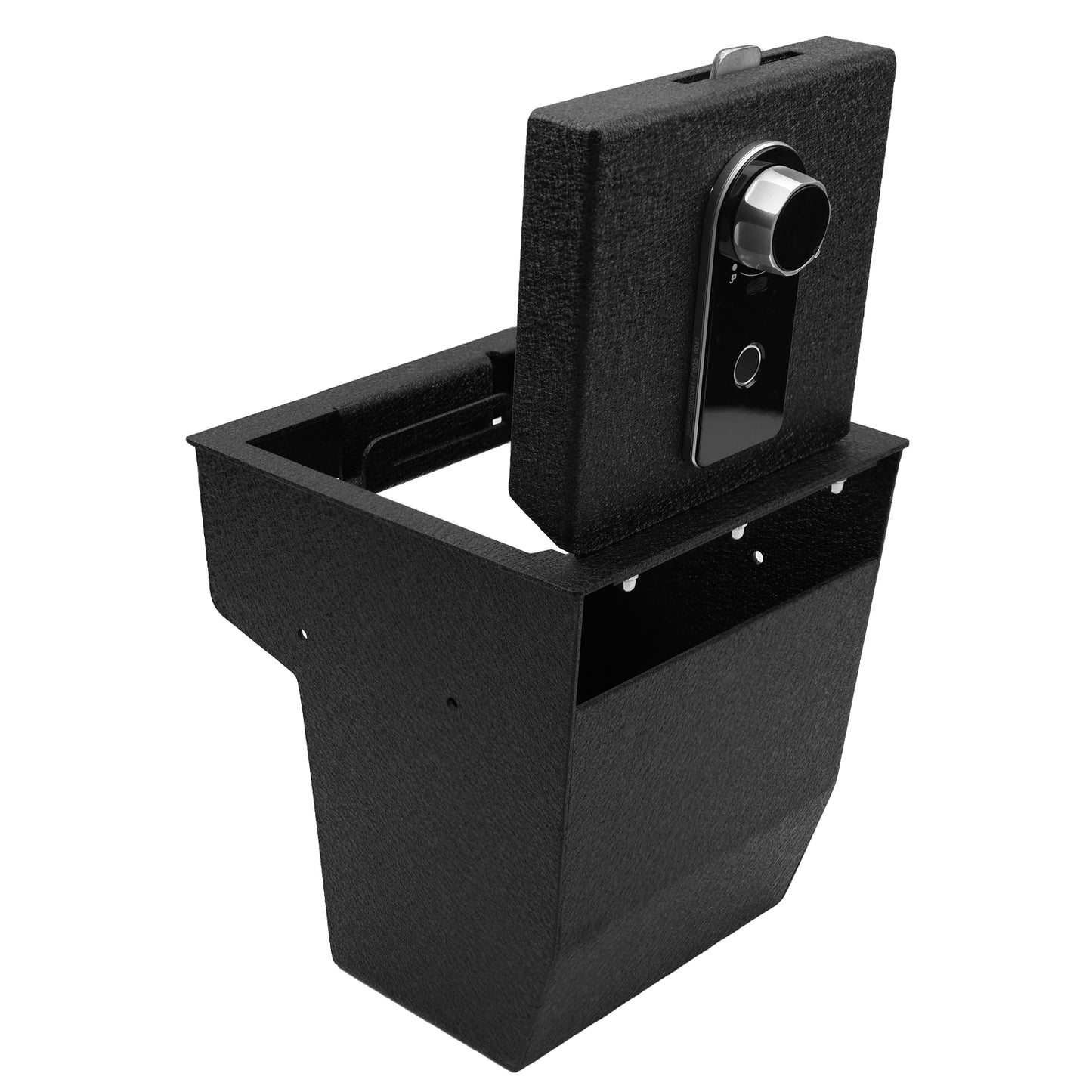 Center Console Gun Safe for 2018-2025 Mazda CX-5, Fingerprint Lock with Key