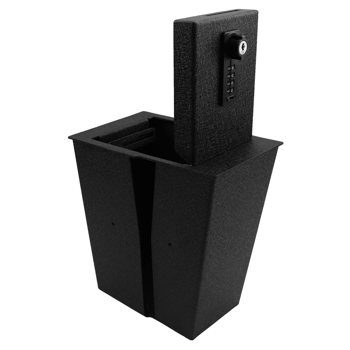 Center Console Gun Safe for 2025-2026 Chevrolet Equinox, 4-Digit Combination Lock with Key