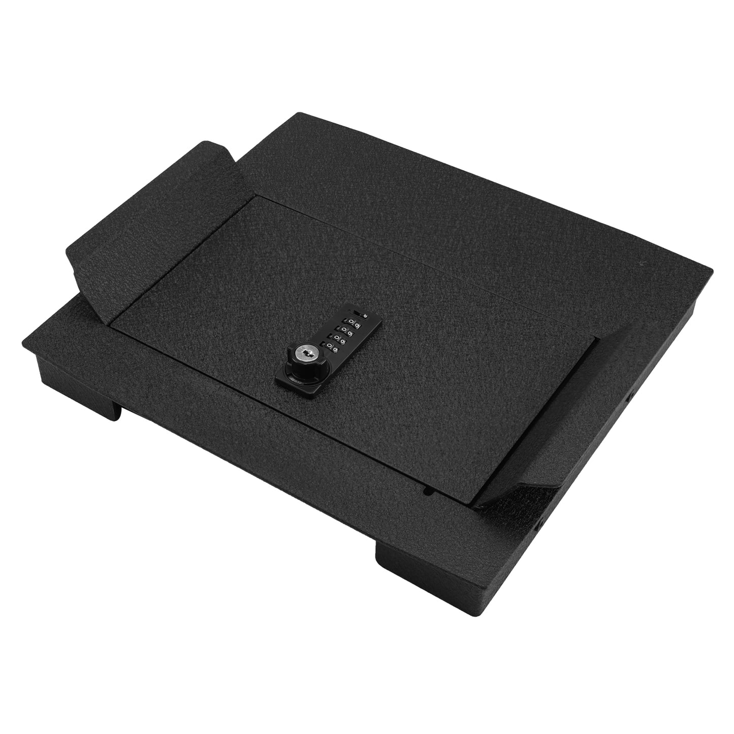 Pro Center Console Gun Safe for 2023-2026 Ford F250 Super Duty, 4-Digit Combination Lock with Key