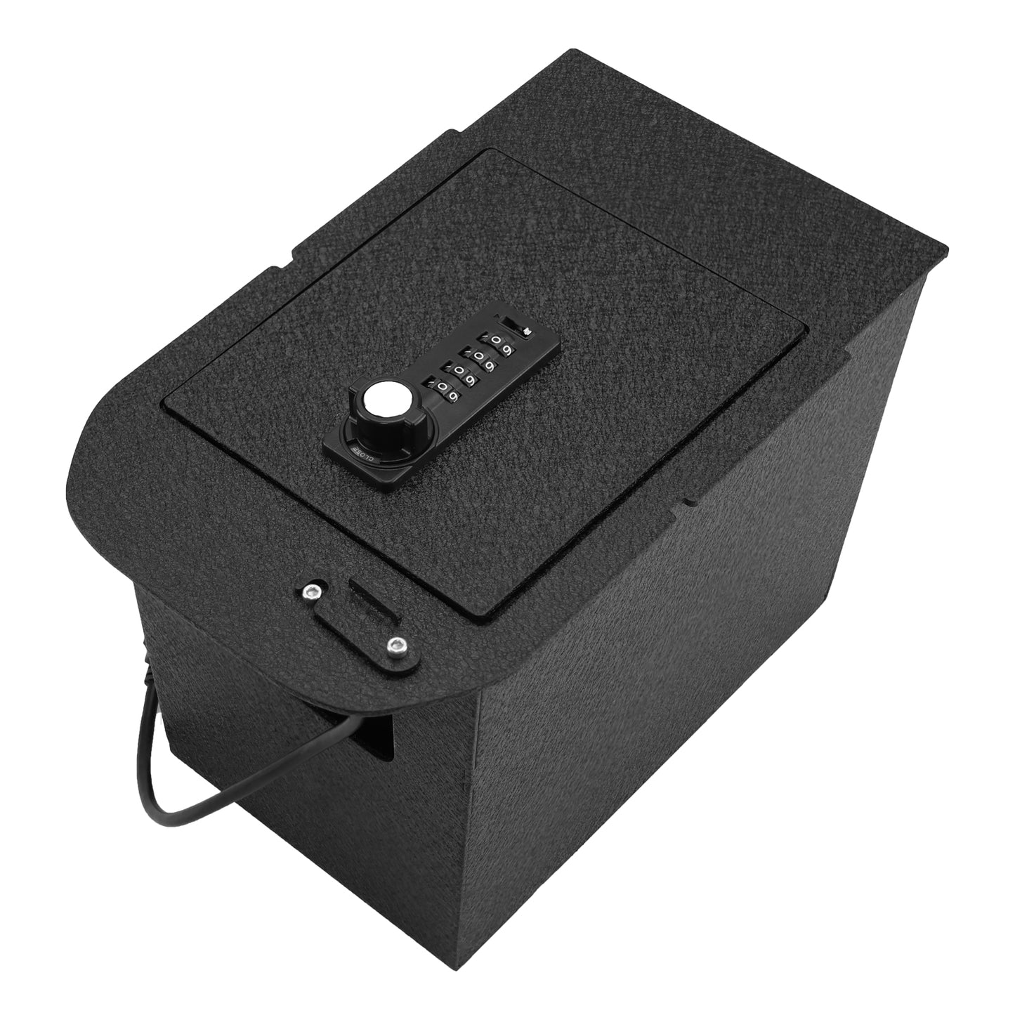 Pro Center Console Safe Gun Safe for 2019-2025 Toyota RAV4, 4-Digit Combination Lock with Key