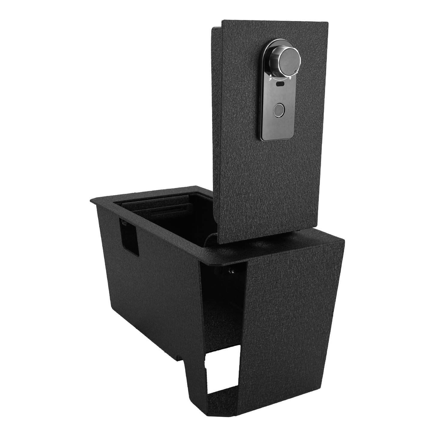 Pro Center Console Safe Gun Safe for 2022-2026 Toyota Tundra and 2023-2026 Toyota Sequoia,Fingerprint Lock with Backup Key.