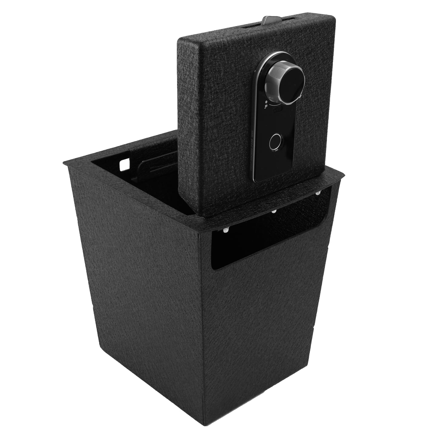 Center Console Gun Safe for 2025 Hyundai Tucson, Fingerprint Lock with Key
