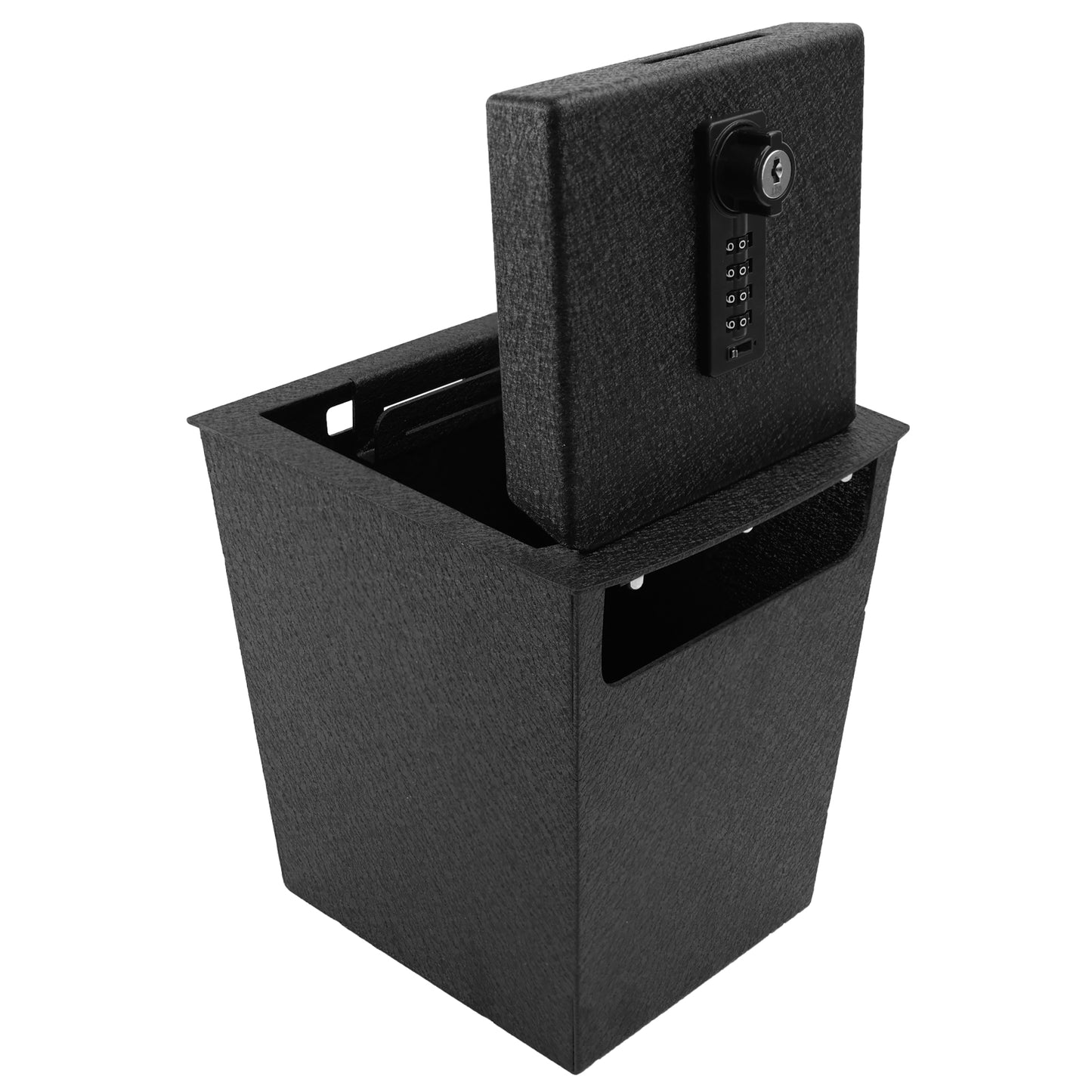 Center Console Gun Safe for 2025 Hyundai Tucson 4-Digit Combination Lock with Key