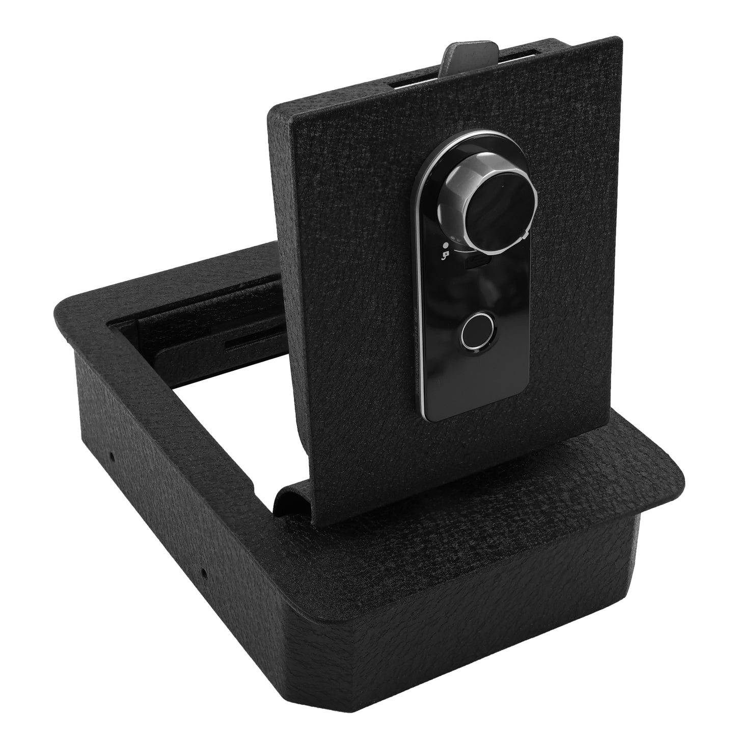 Pro Center Console Gun Safe for 2024-2025 Hyundai Santafe, Fingerprint Lock with Key
