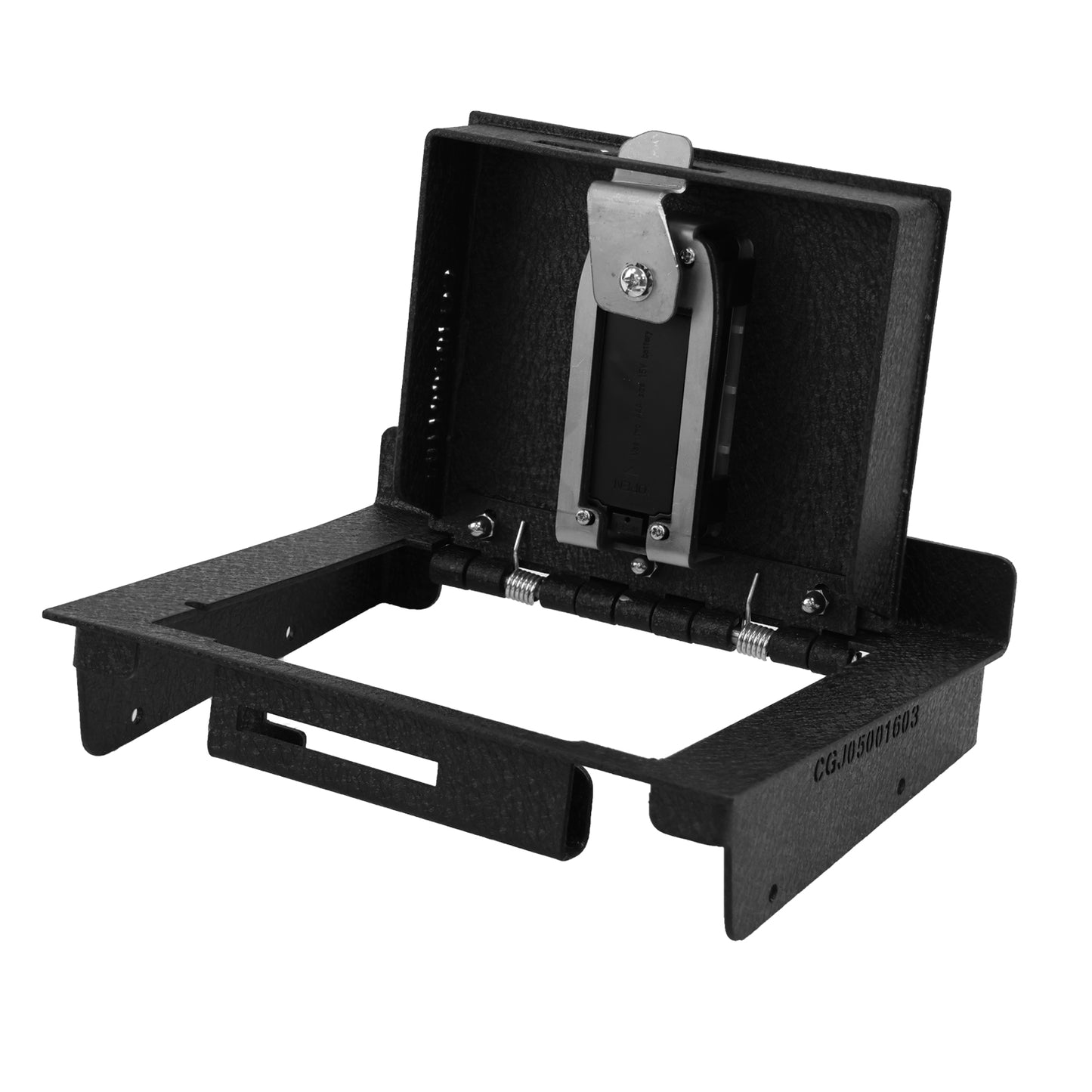Center Console Gun Safe for 2025-2026 Tesla Model Y Juniper, Fingerprint Lock with Key