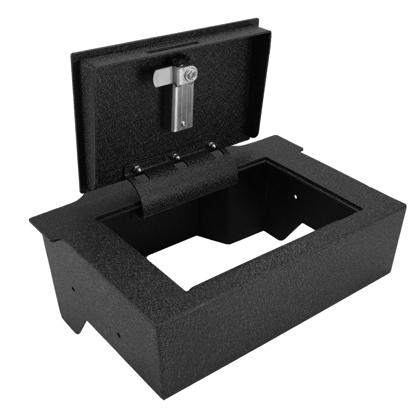 Pro Center Console Gun Safe for 2019-2025 Dodge Ram 1500/2500/3500, 4-Digit Combination Lock with Key