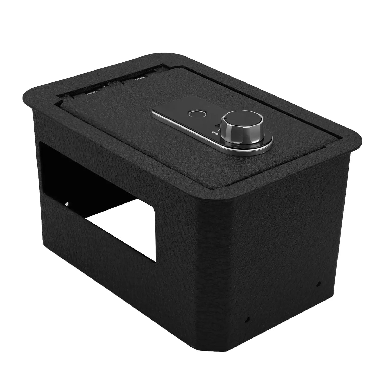 Center Console Safe for 2025-2026 Infiniti QX80, Fingerprint Lock with Key