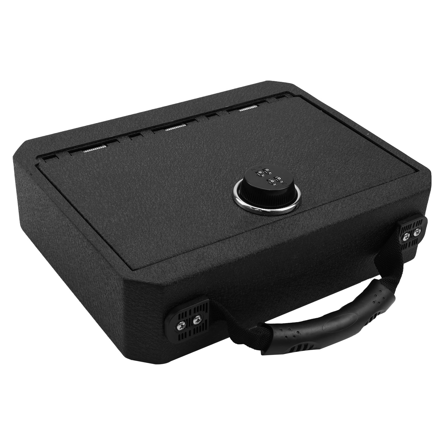 TUOJUE Under Seat Car Gun Safe - Heavy-Duty 12-Gauge Keyless Pistol Vault